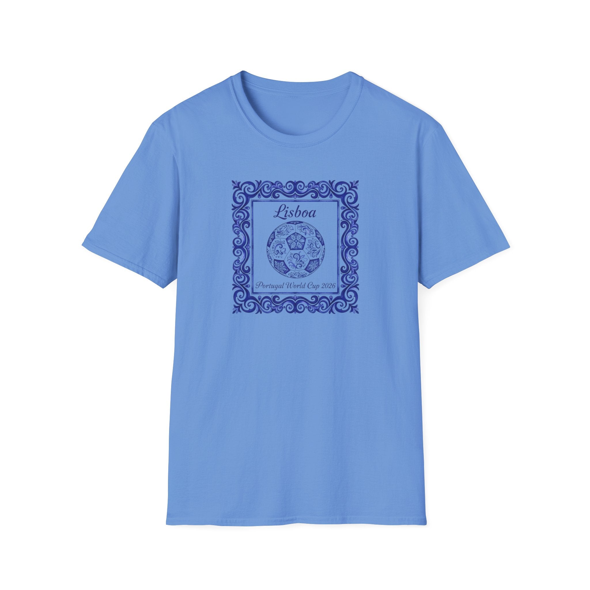 Lisboa Azulejo T-Shirt — Portuguese Tile Vintage Travel Tee