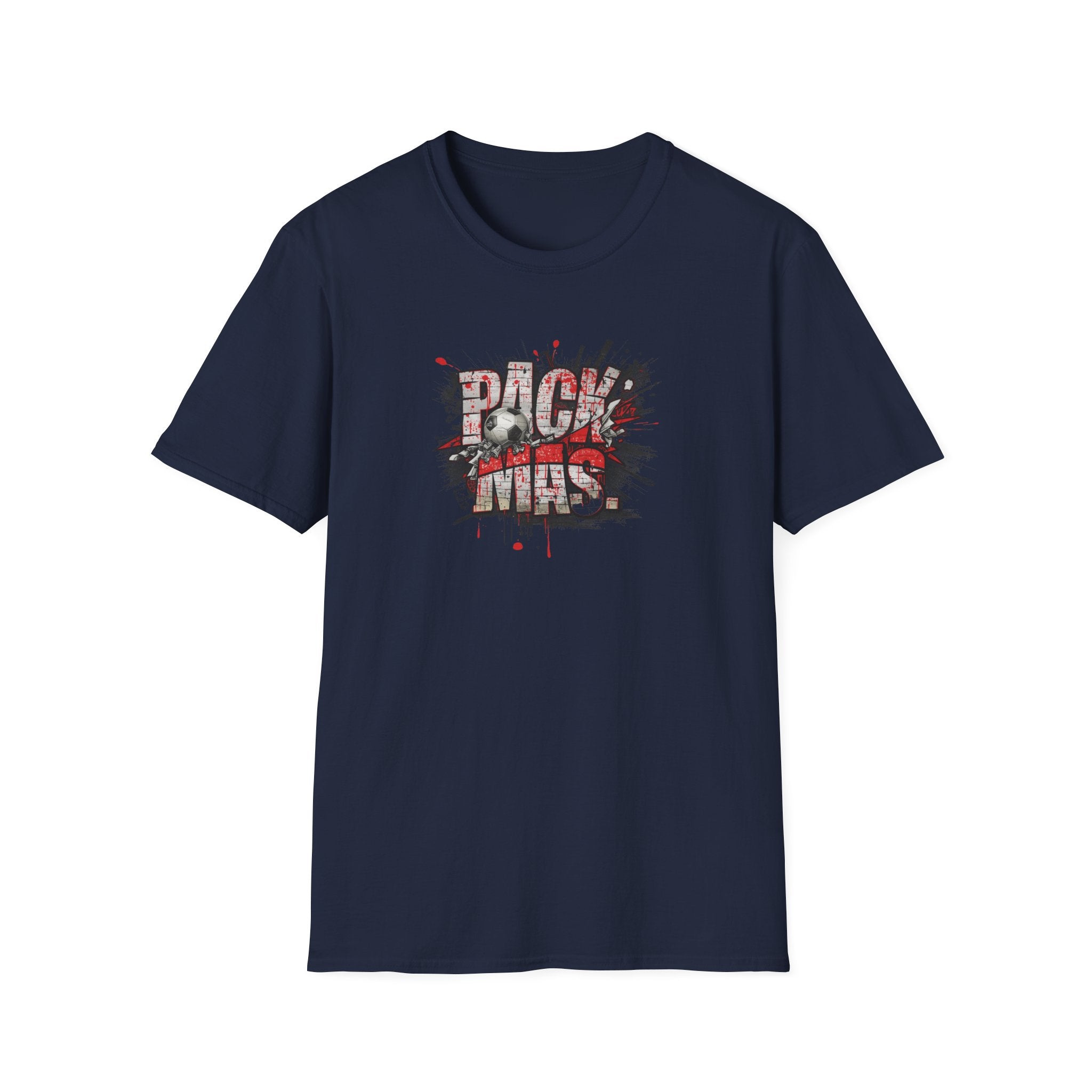 PACK MAS graphic T-Shirt | grunge splatter typography