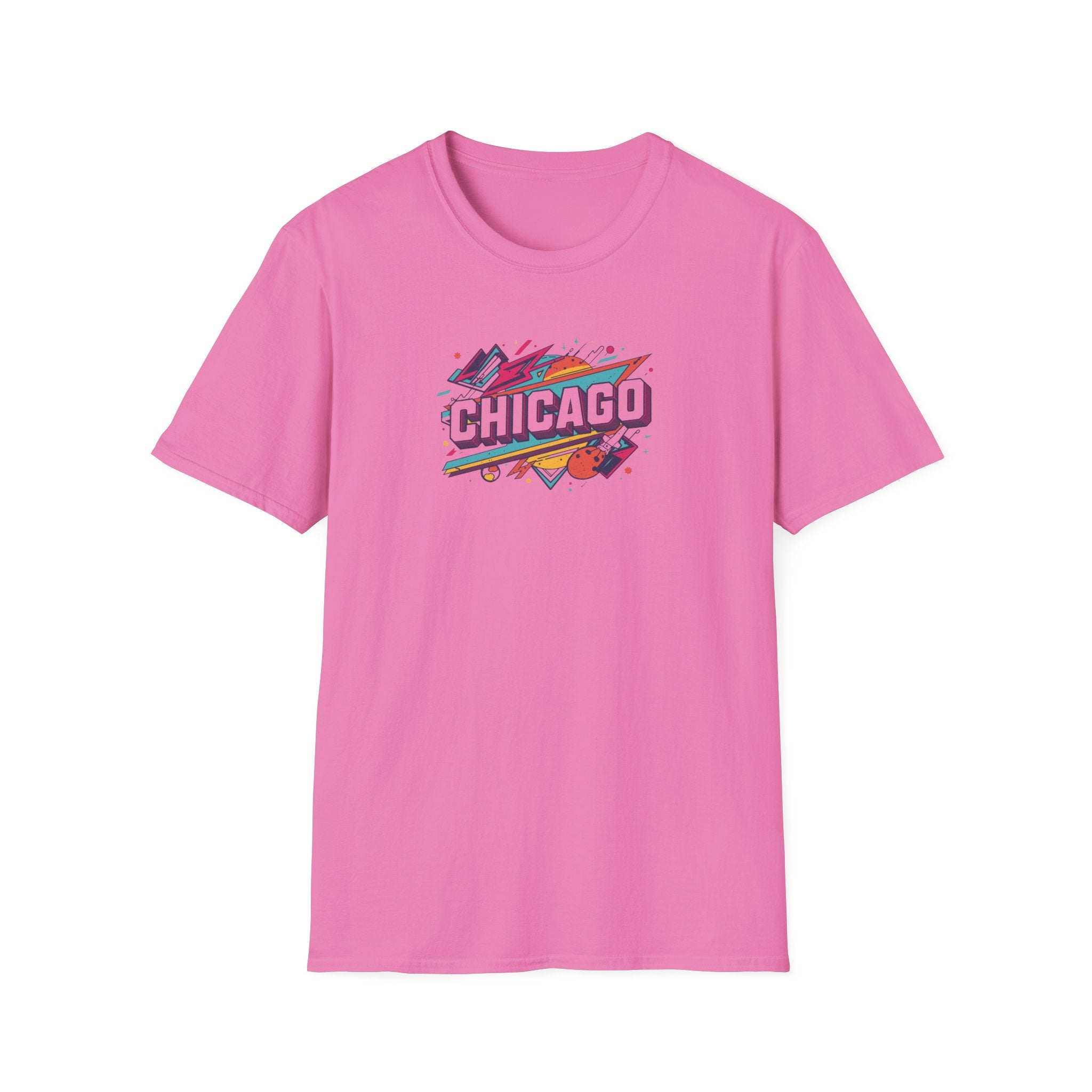 Chicago Retro Graphic T-Shirt | City Pride, Colorful Urban Badge