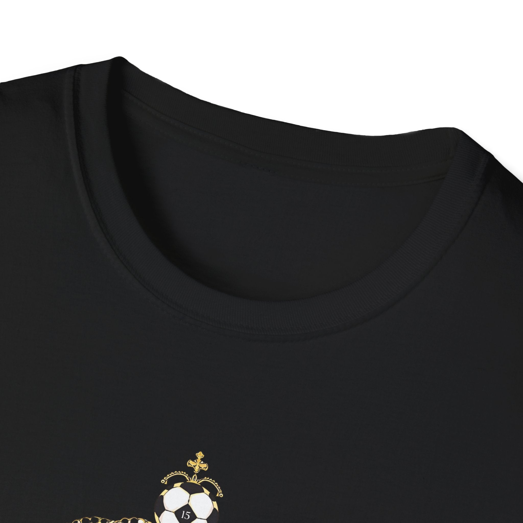 Crown with Soccer Ball Hala Madrid T-Shirt | Football Fan Tee