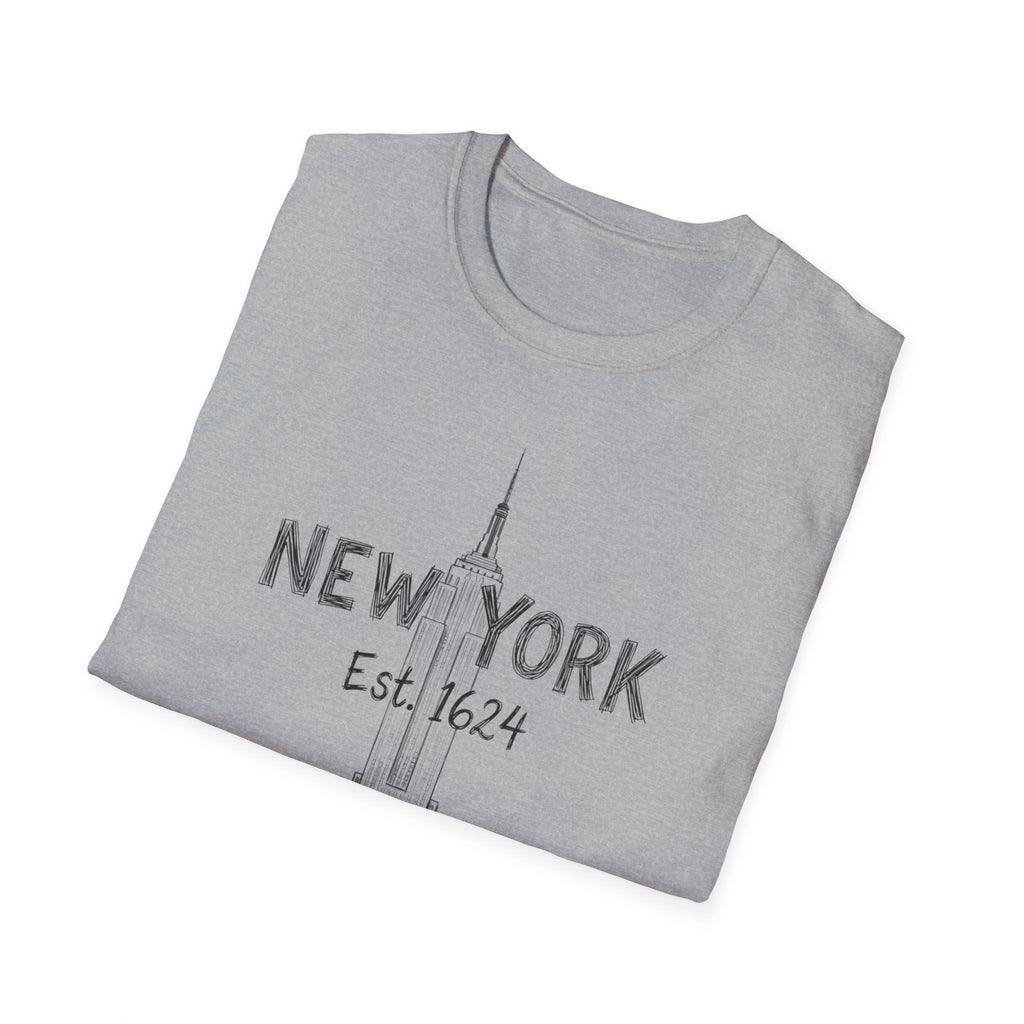 New York T-Shirt — 'Where Dreams Have Addresses' Skyline Tee
