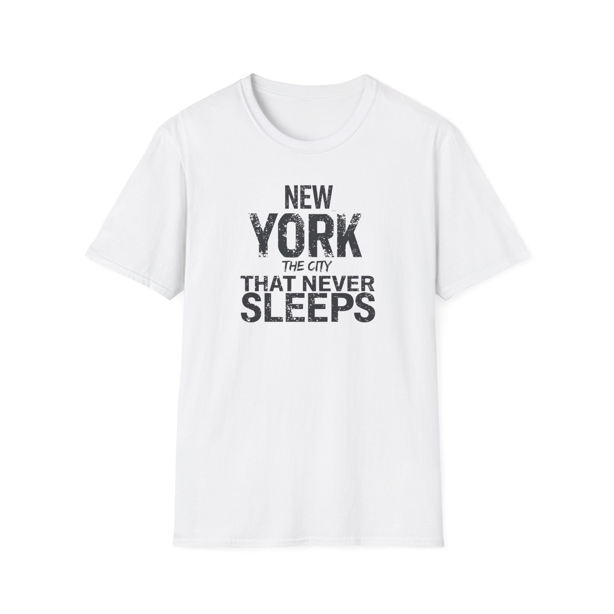 New York The City That Never Sleeps T-Shirt | Vintage NYC Typography
