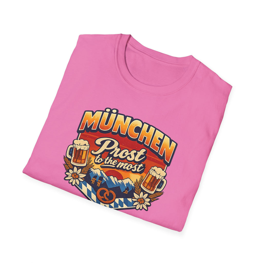 München Prost T-Shirt – Oktoberfest Beer & Pretzel Graphic Tee
