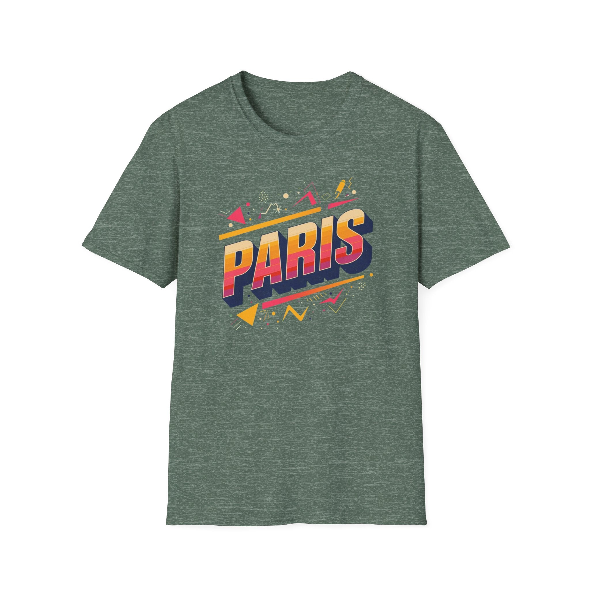 Paris Retro Graphic T-Shirt — Vintage 80s Style Travel Tee