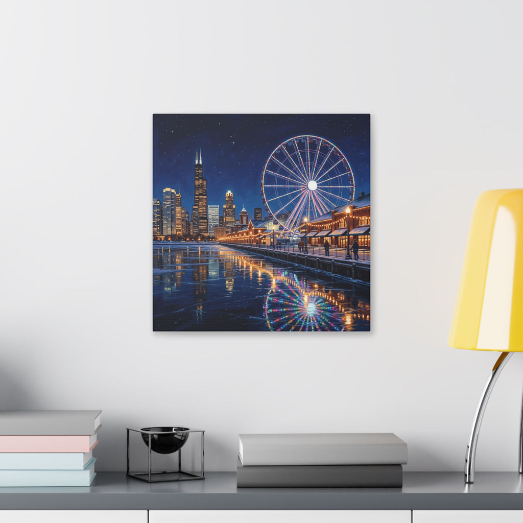 Chicago Navy Pier Ferris Wheel Canvas
