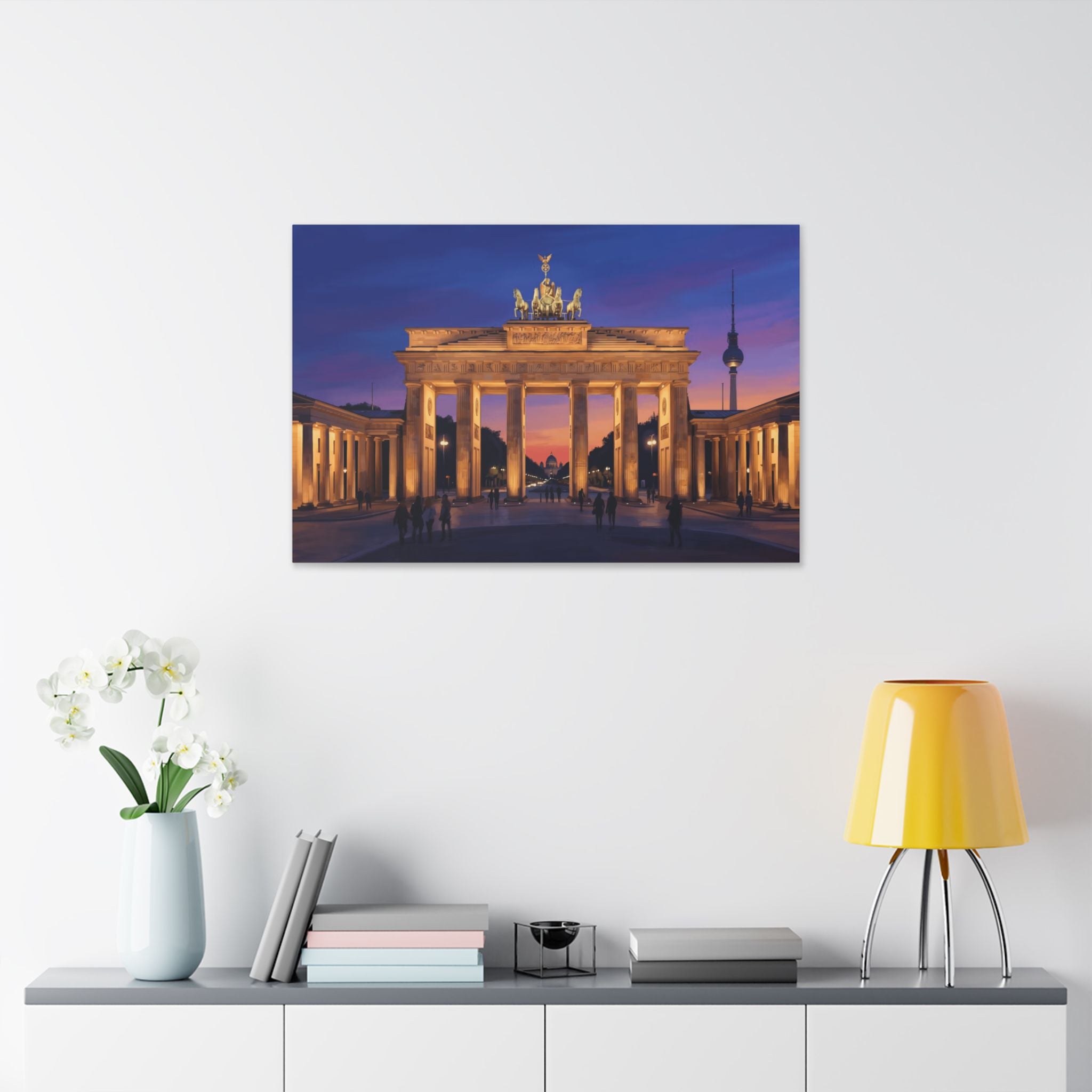 Brandenburg Gate Sunset Canvas Print