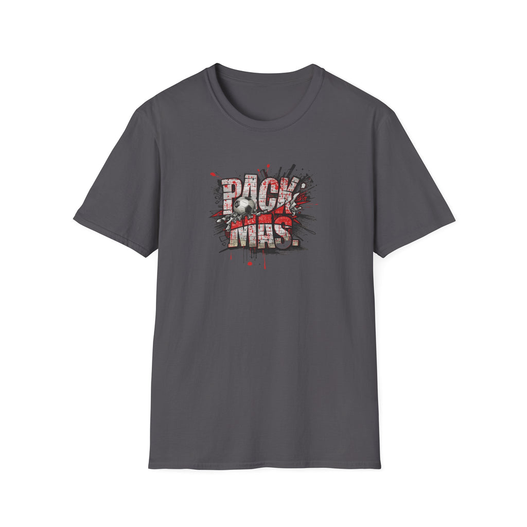 PACK MAS graphic T-Shirt | grunge splatter typography