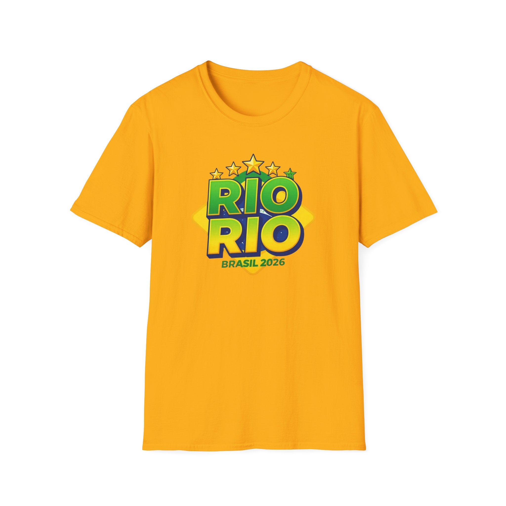 Rio Rio Brasil 2026 T-Shirt — Bright Brazilian Travel Souvenir Tee
