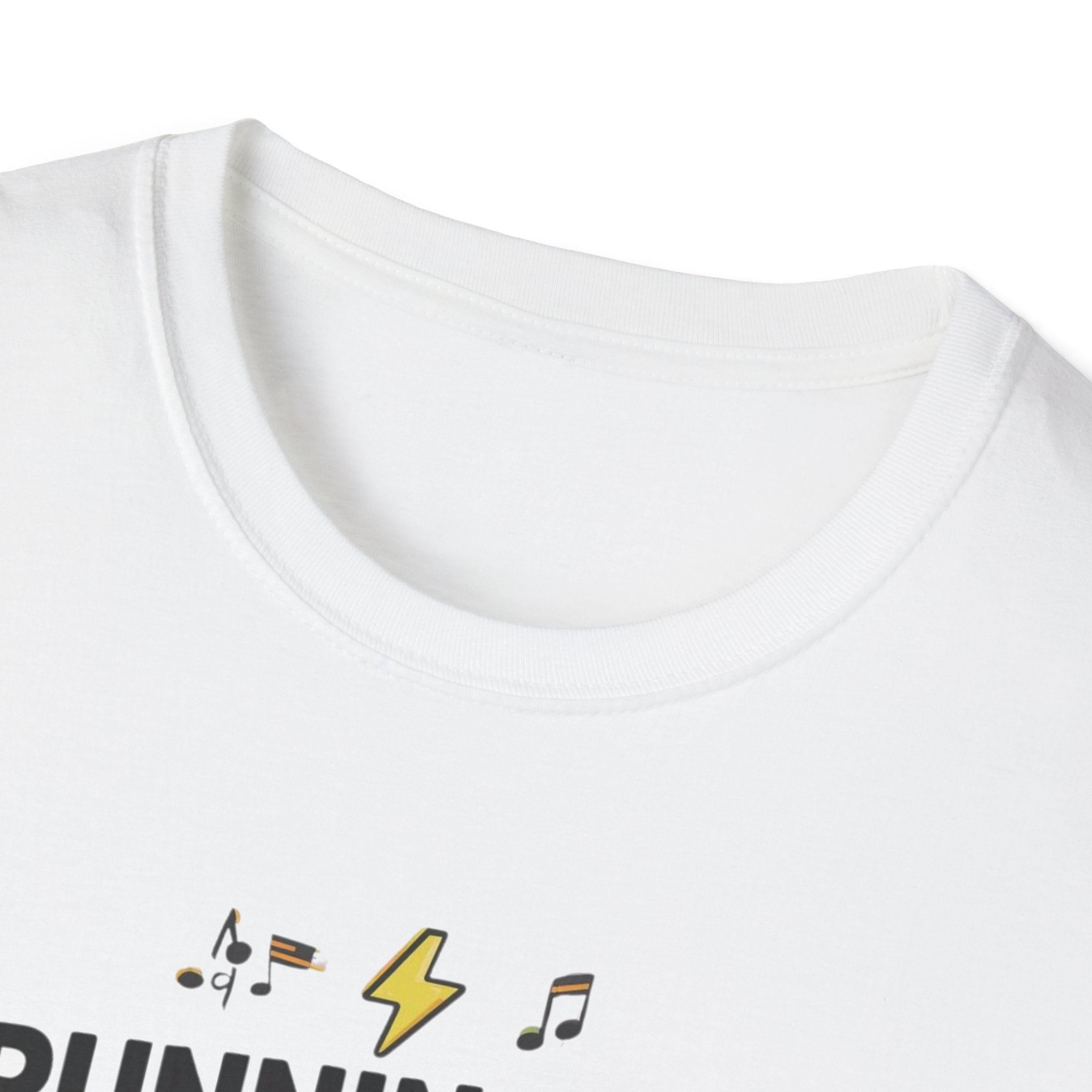 Running on Bytes and Vibes T-Shirt — Retro Tech Austin Graphic Tee