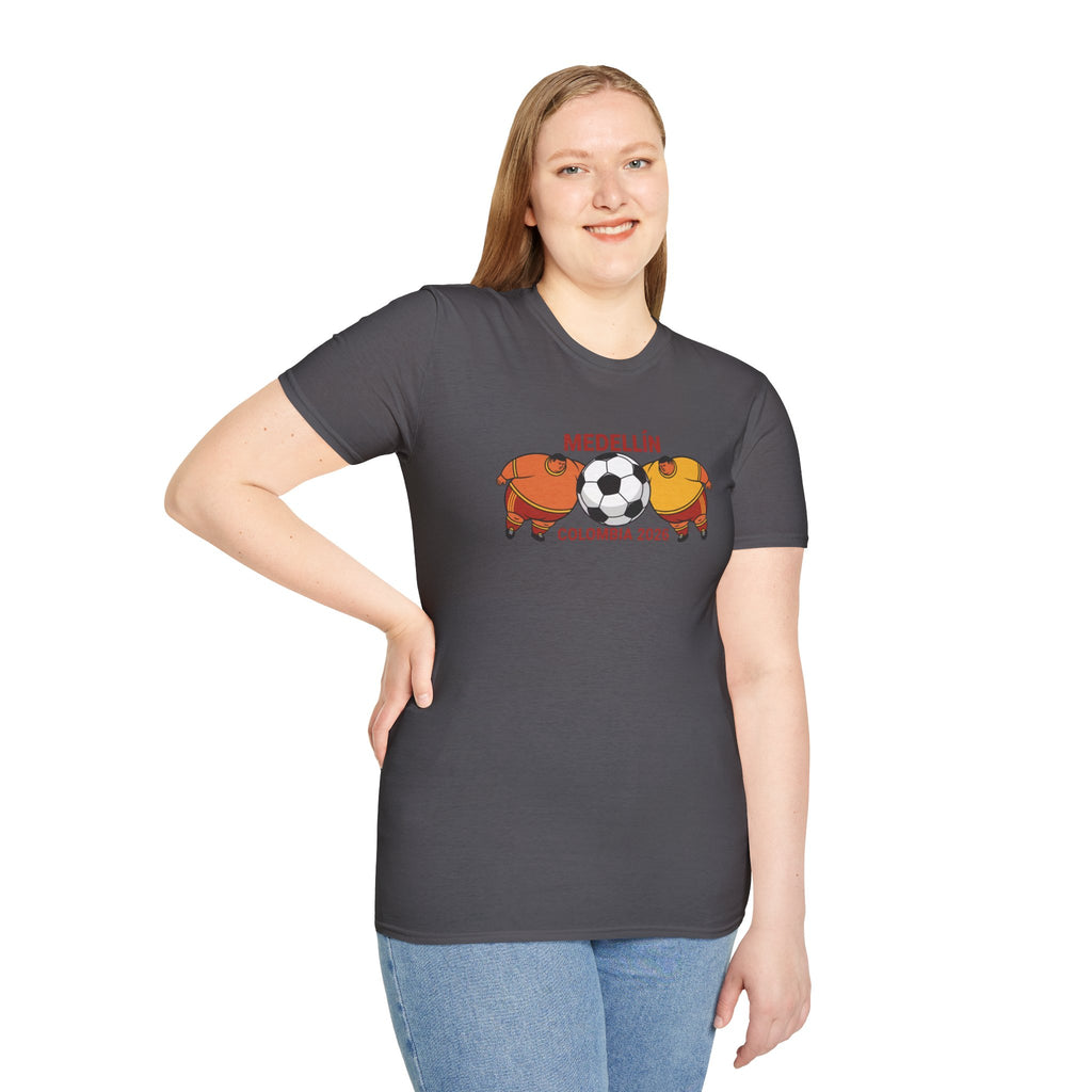 Medellín Colombia 2026 Soccer T-Shirt – Football Dolphins Graphic Tee