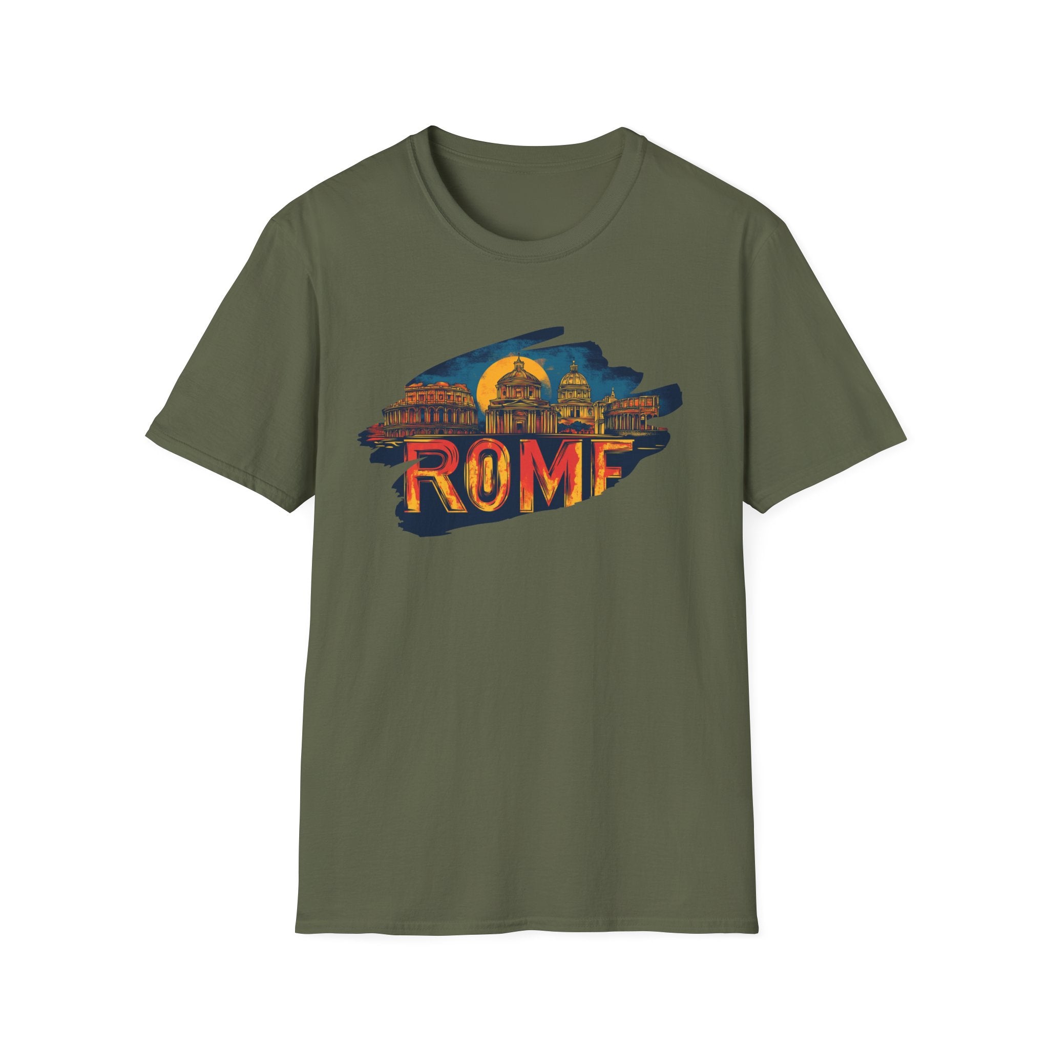 Rome skyline graphic T-Shirt | Rome travel cityscape tee