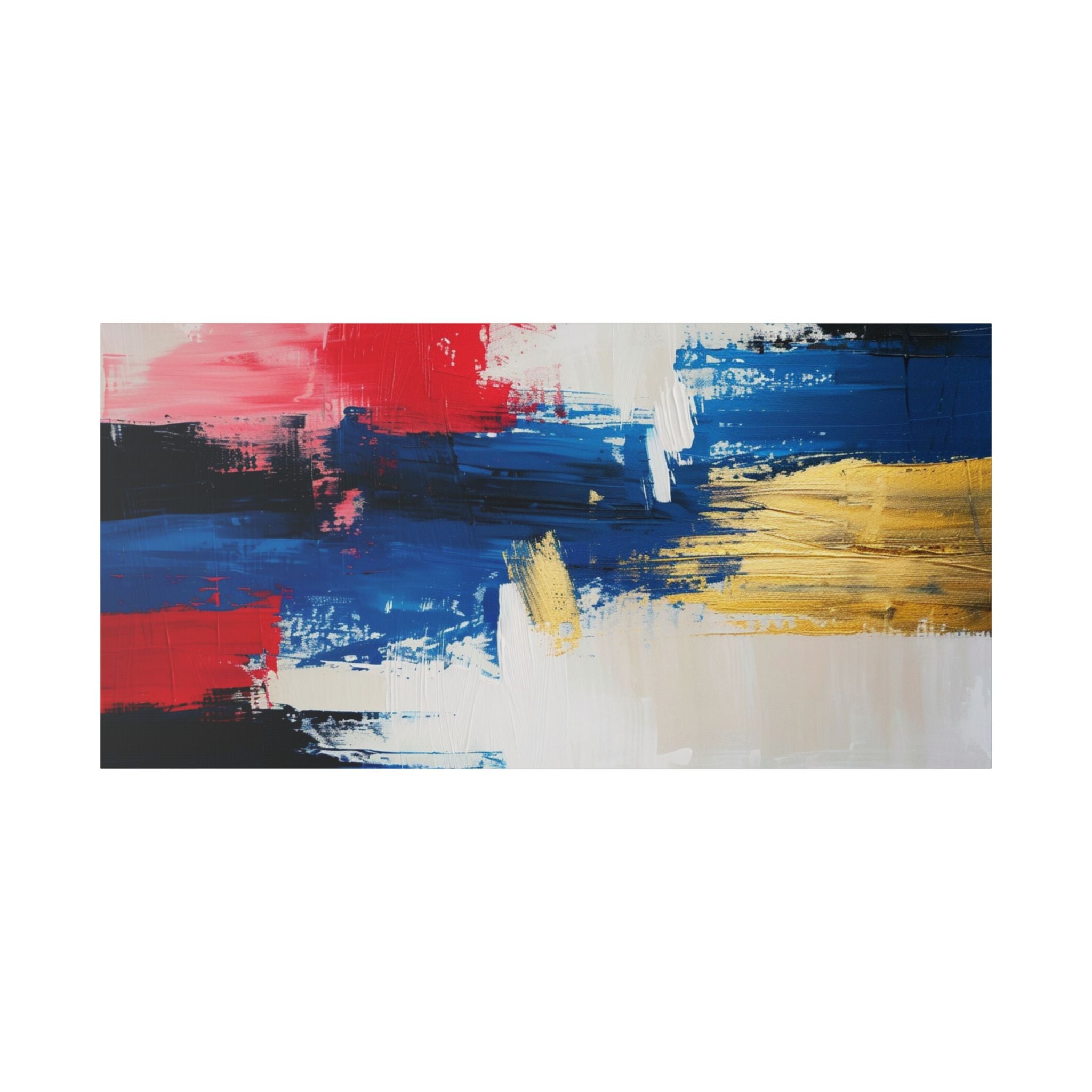 Abstract Color Splash Canvas - Paris French artistic heritage