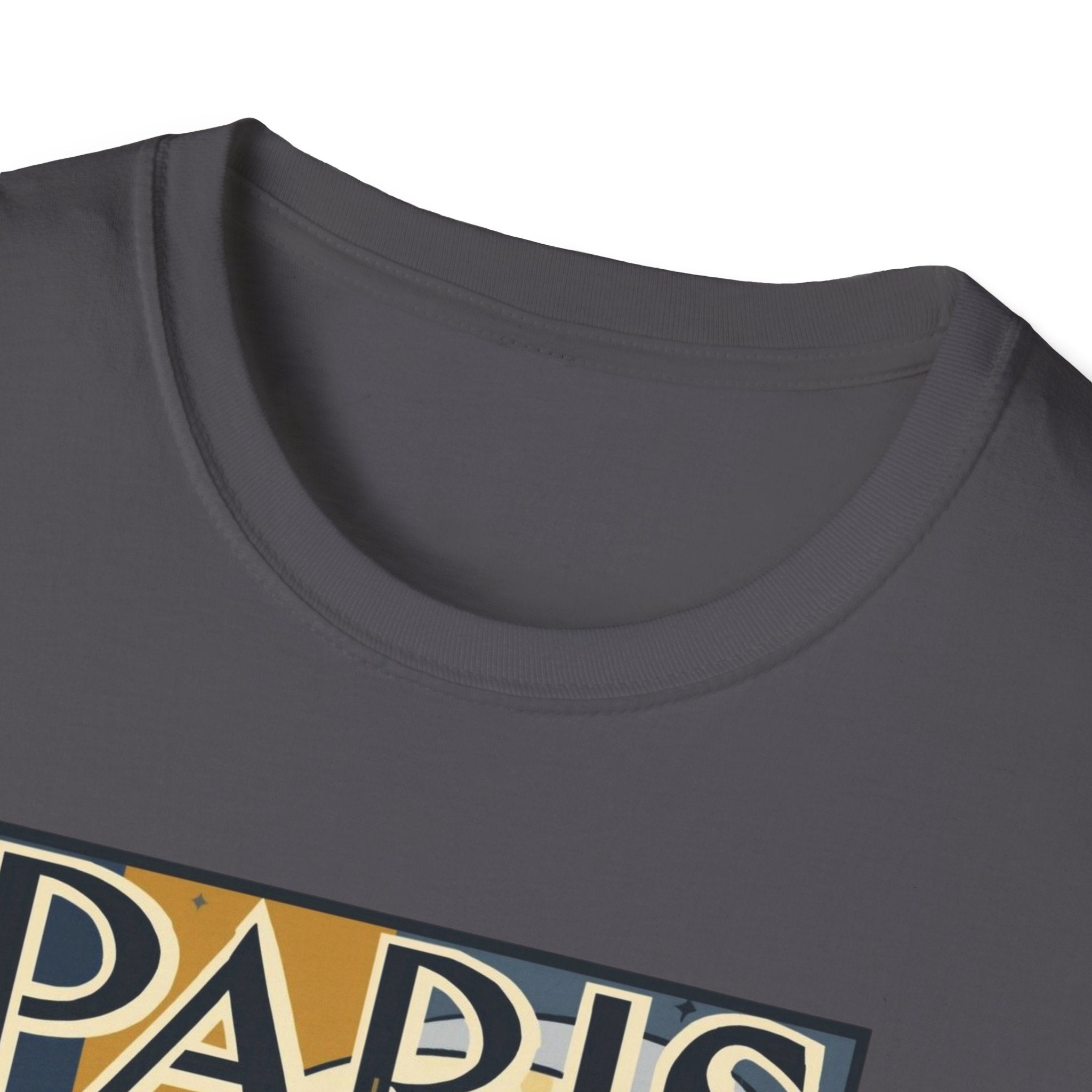 Paris Travel Poster T-Shirt — Retro Art Deco Cityscape Tee