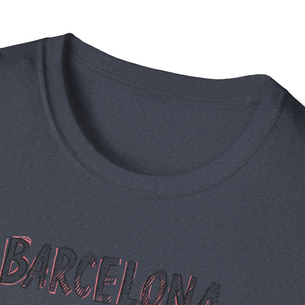 Barcelona Est. 15 B.C. T-Shirt – Vintage Travel Tee with "Art is our language" Script