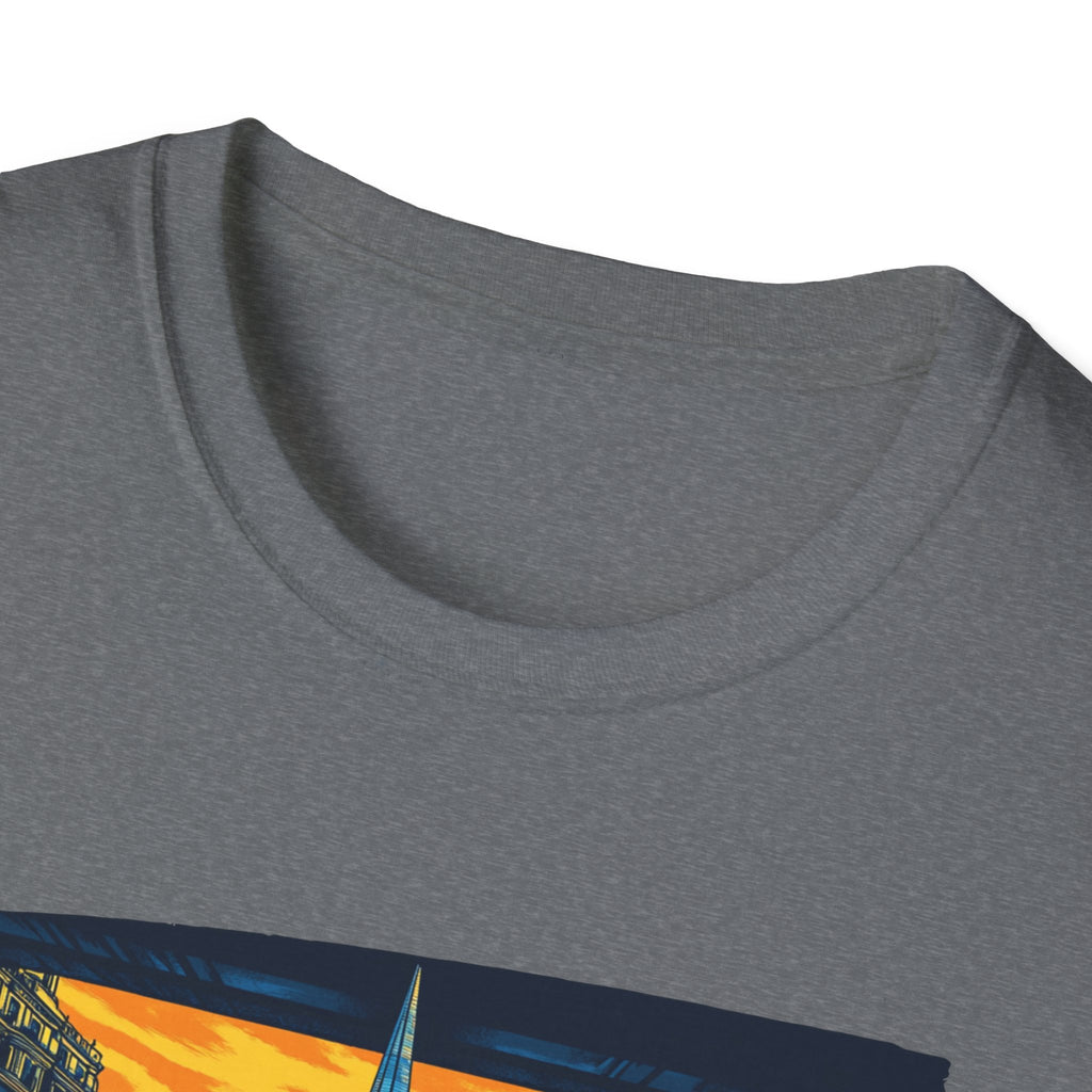 London Skyline Graphic T-Shirt | Retro Cityscape London Tee