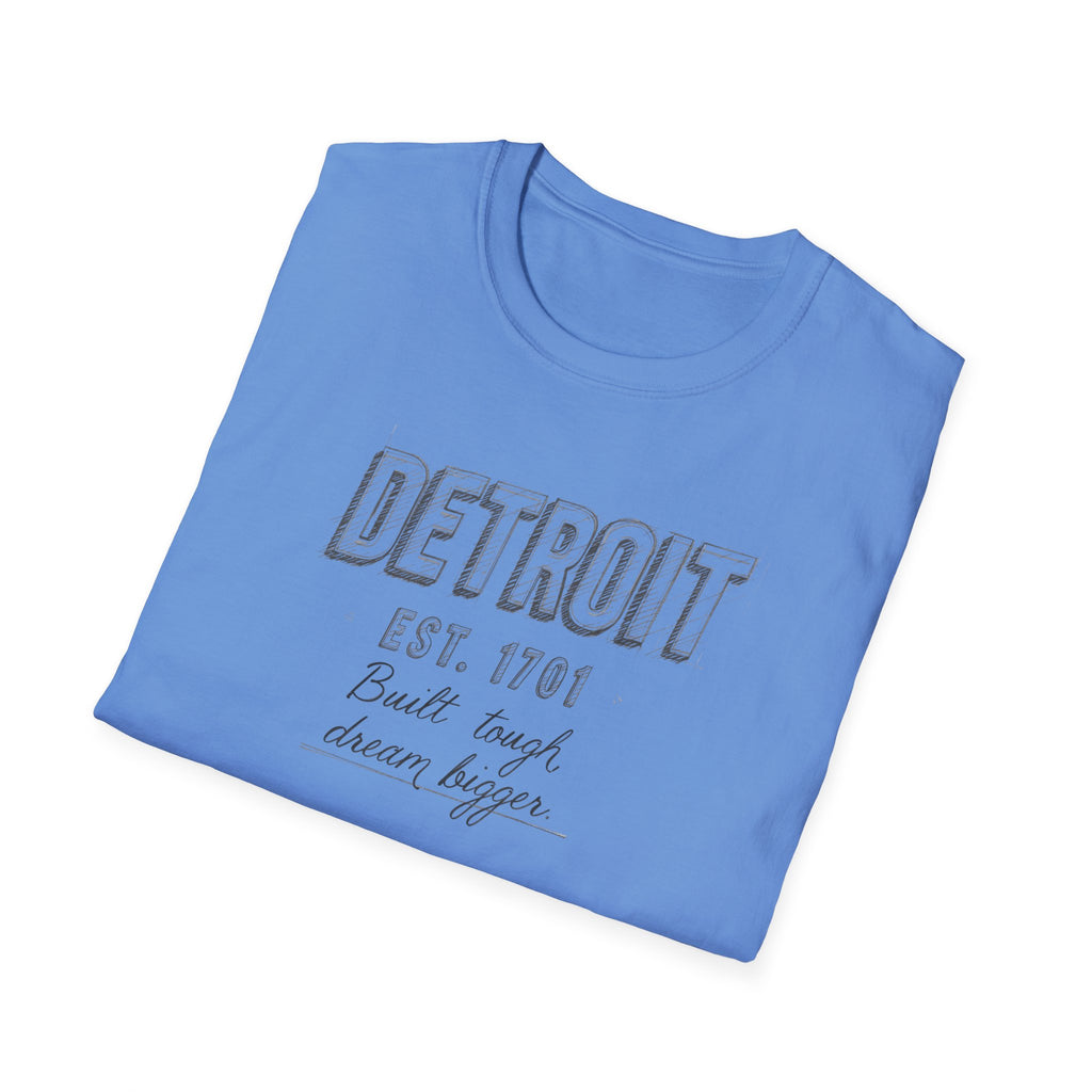Detroit Vintage Graphic T-Shirt — "Detroit Est. 1701" City Pride Tee
