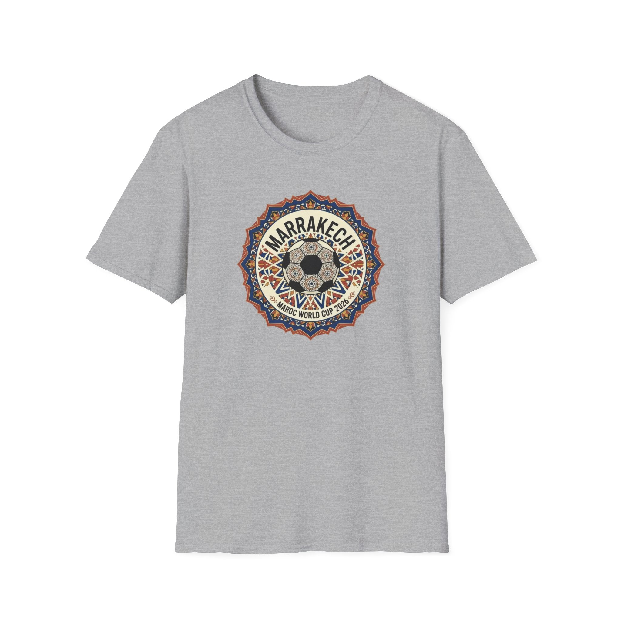 Marrakech Mosaic T-Shirt — Vintage Moroccan Mandala Travel Tee