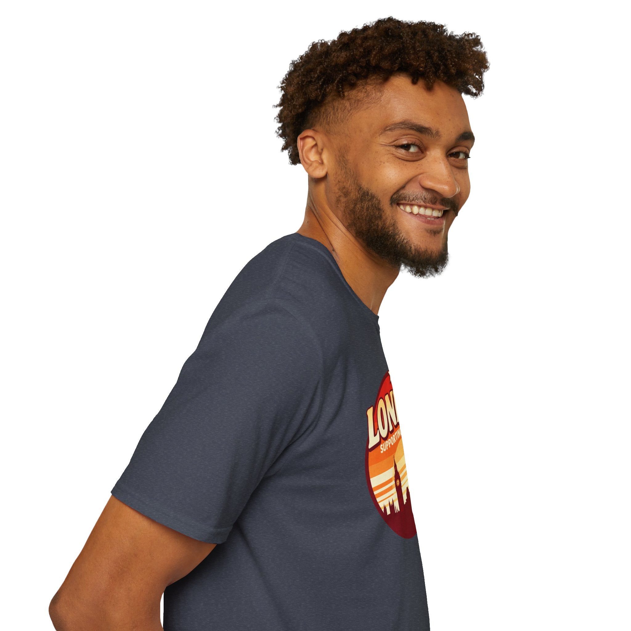 London Skyline T‑Shirt — Supporting England Retro Sunset Graphic