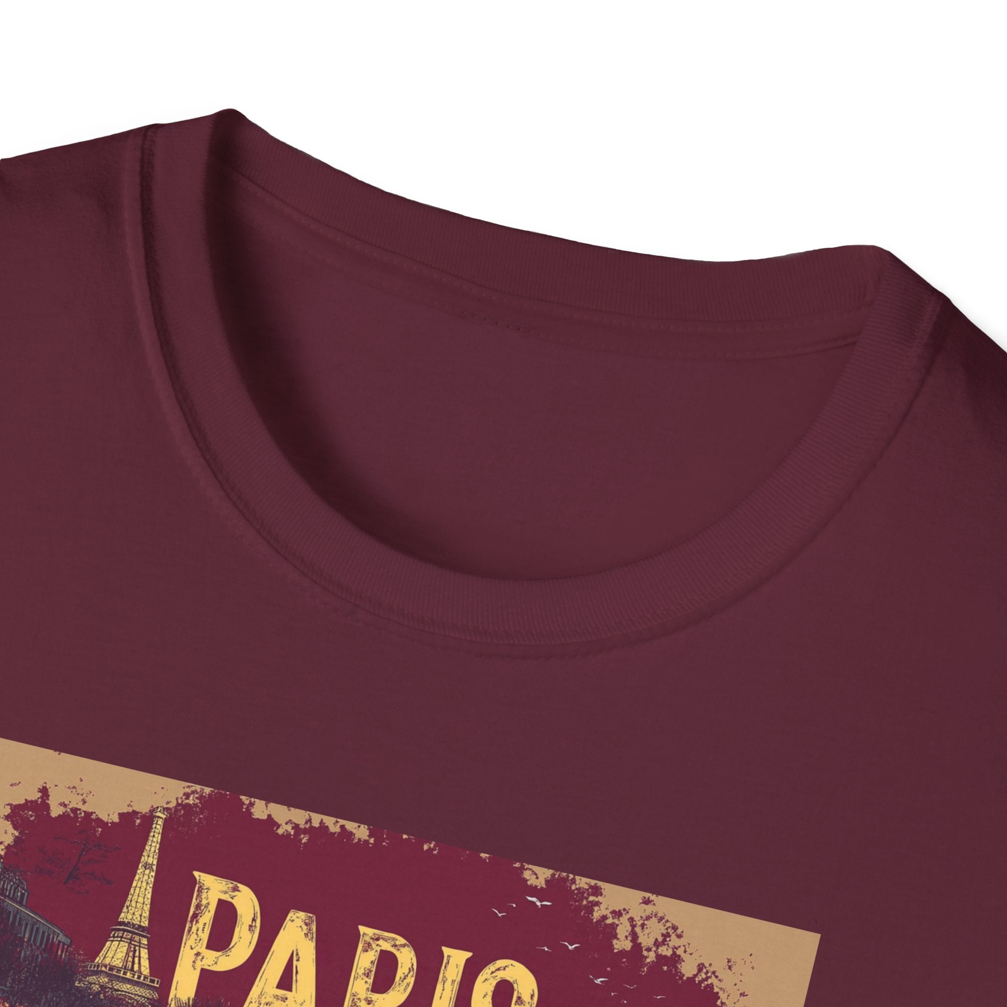 Vintage Paris skyline T-Shirt | Paris France cityscape tee