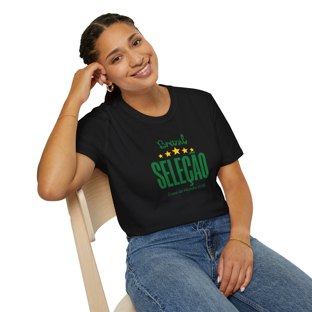 Selecao Brazil Soccer T-Shirt – Copa do Mundo 2022 Fan Tee