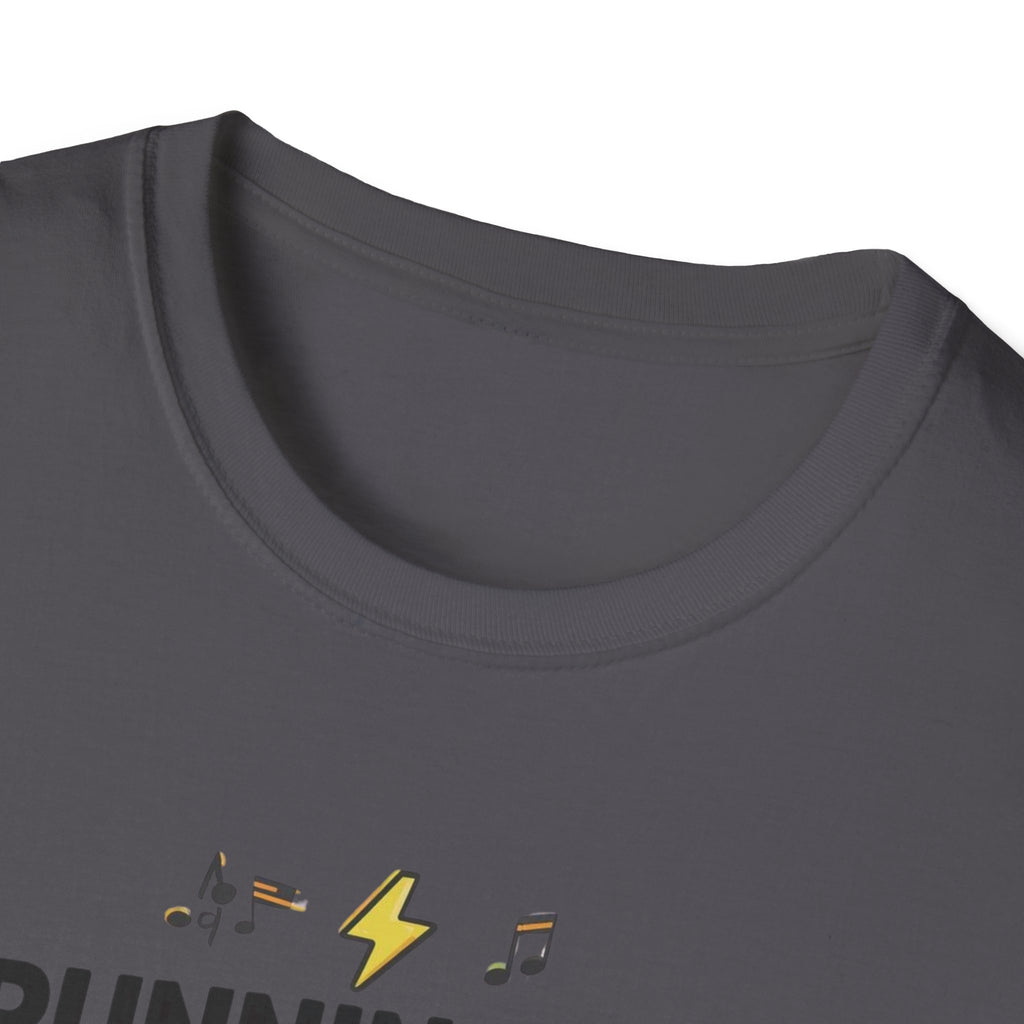 Running on Bytes and Vibes T-Shirt — Retro Tech Austin Graphic Tee