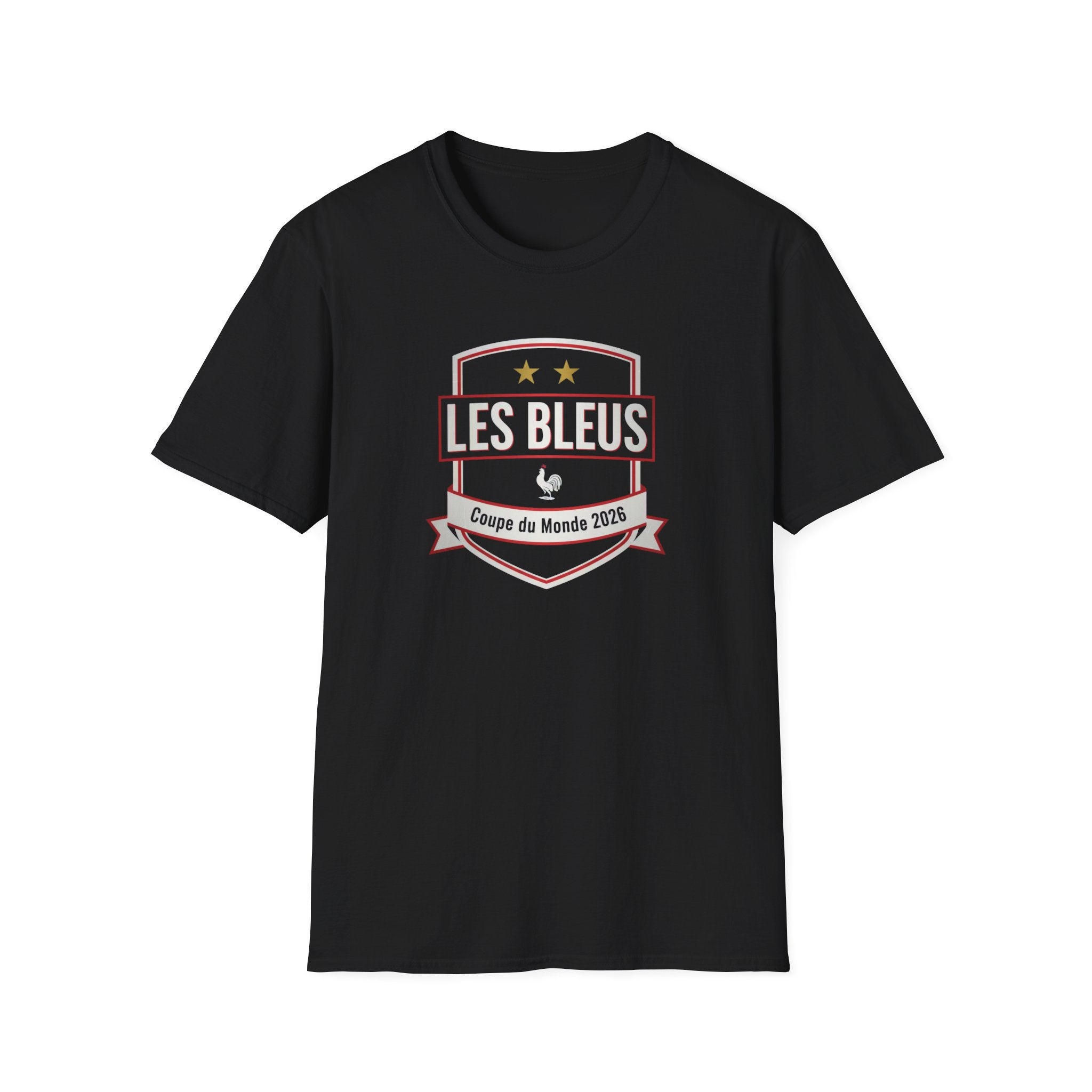 Les Bleus Shield T-Shirt – Coupe du Monde 2026 French Soccer Fan Tee