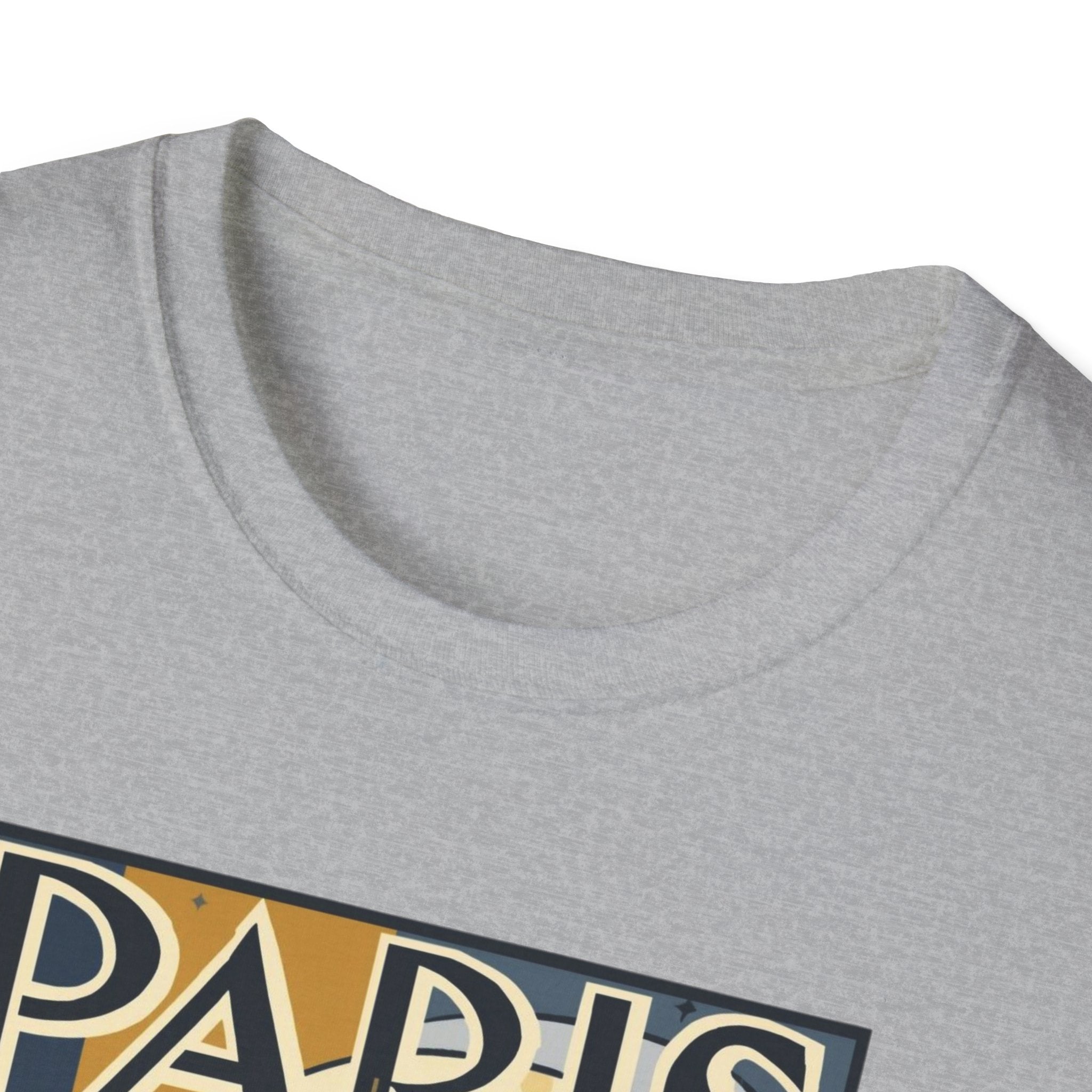 Paris Travel Poster T-Shirt — Retro Art Deco Cityscape Tee