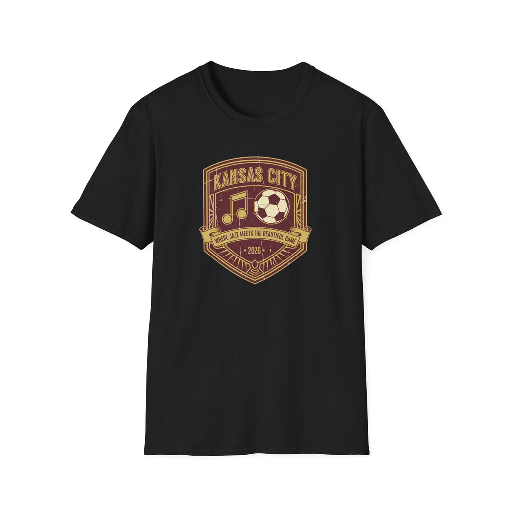 Kansas City Music & Soccer Crest T-Shirt