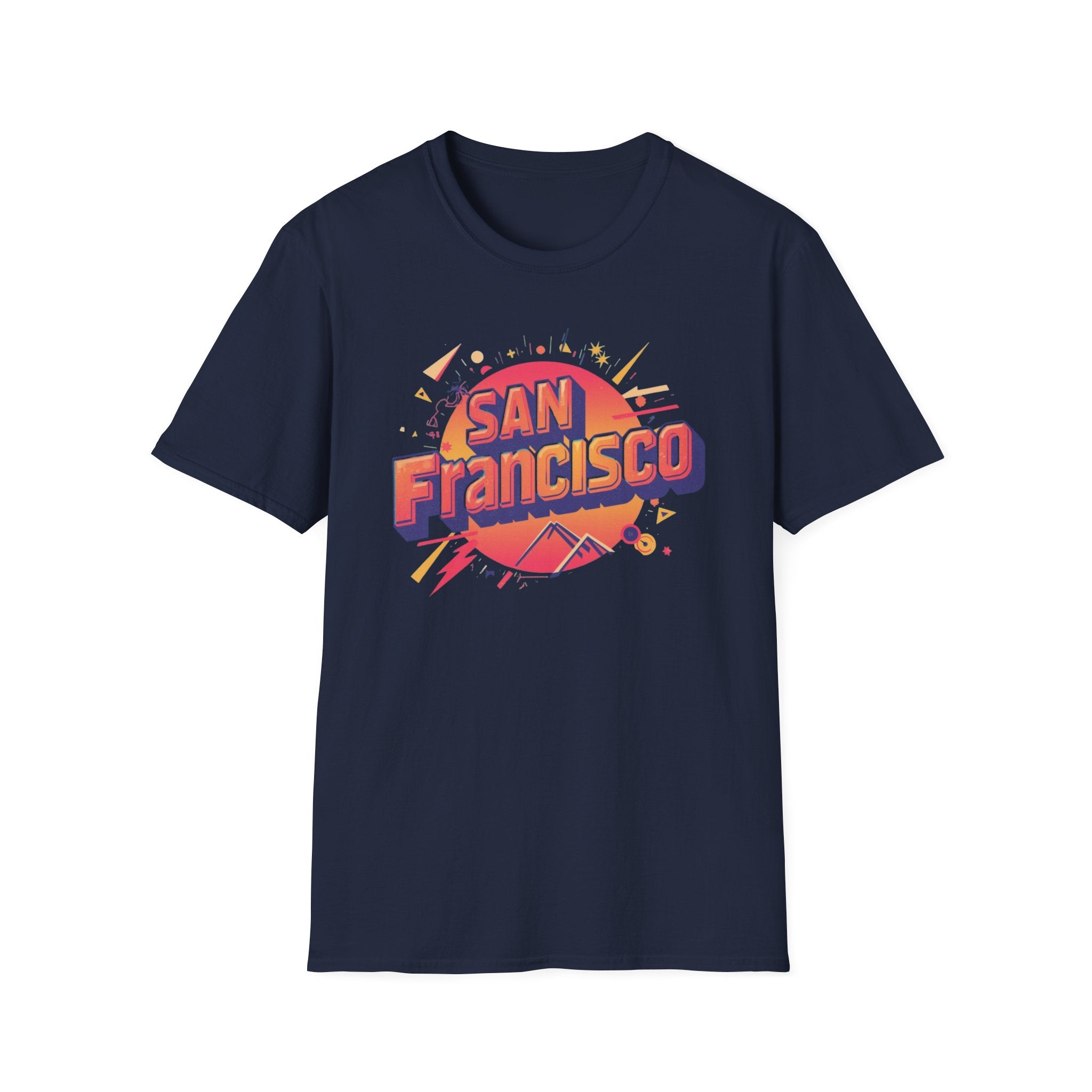 San Francisco Retro Sunset T-Shirt — Vintage City Skyline Tee