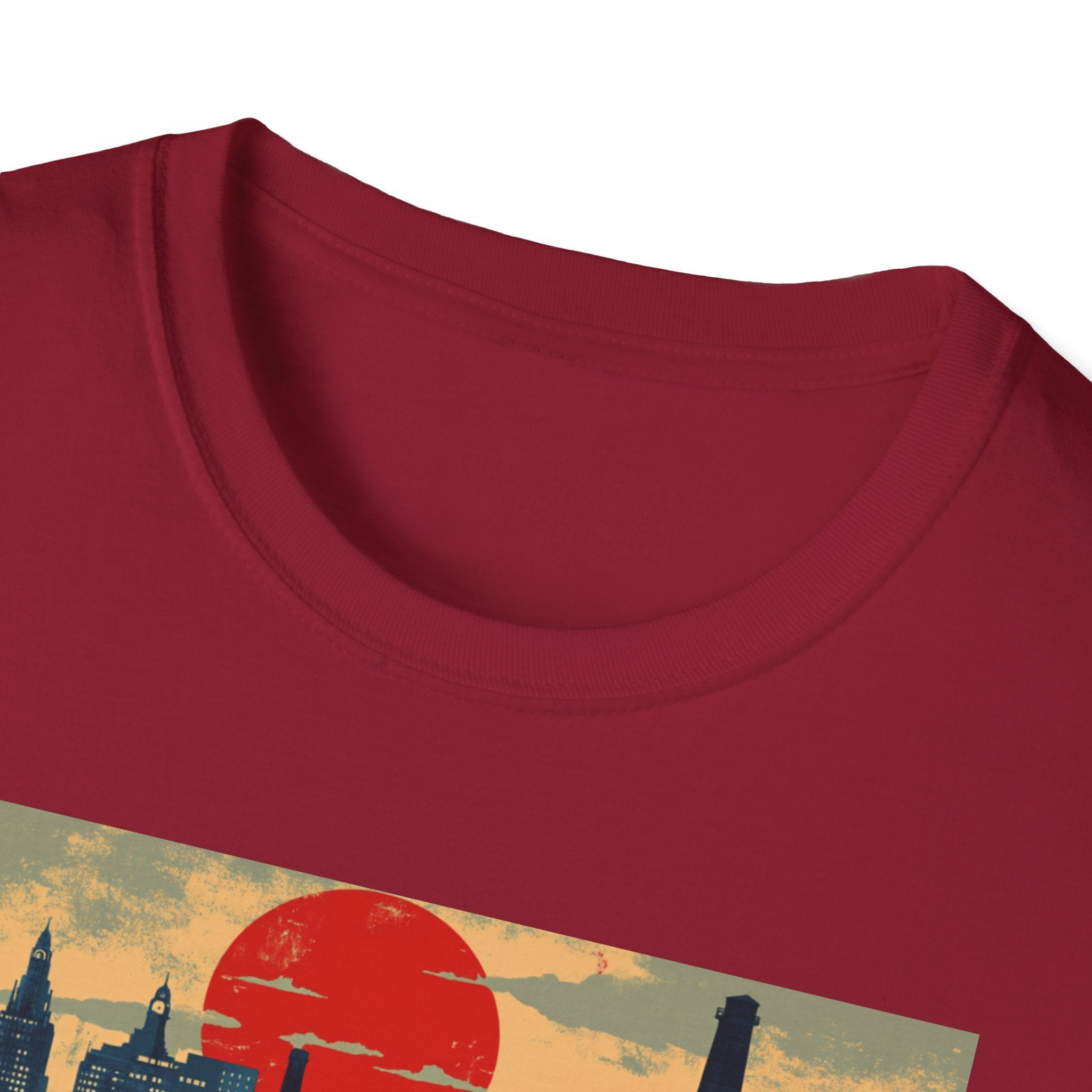 Manchester Skyline T-Shirt | Retro Cityscape Travel Tee