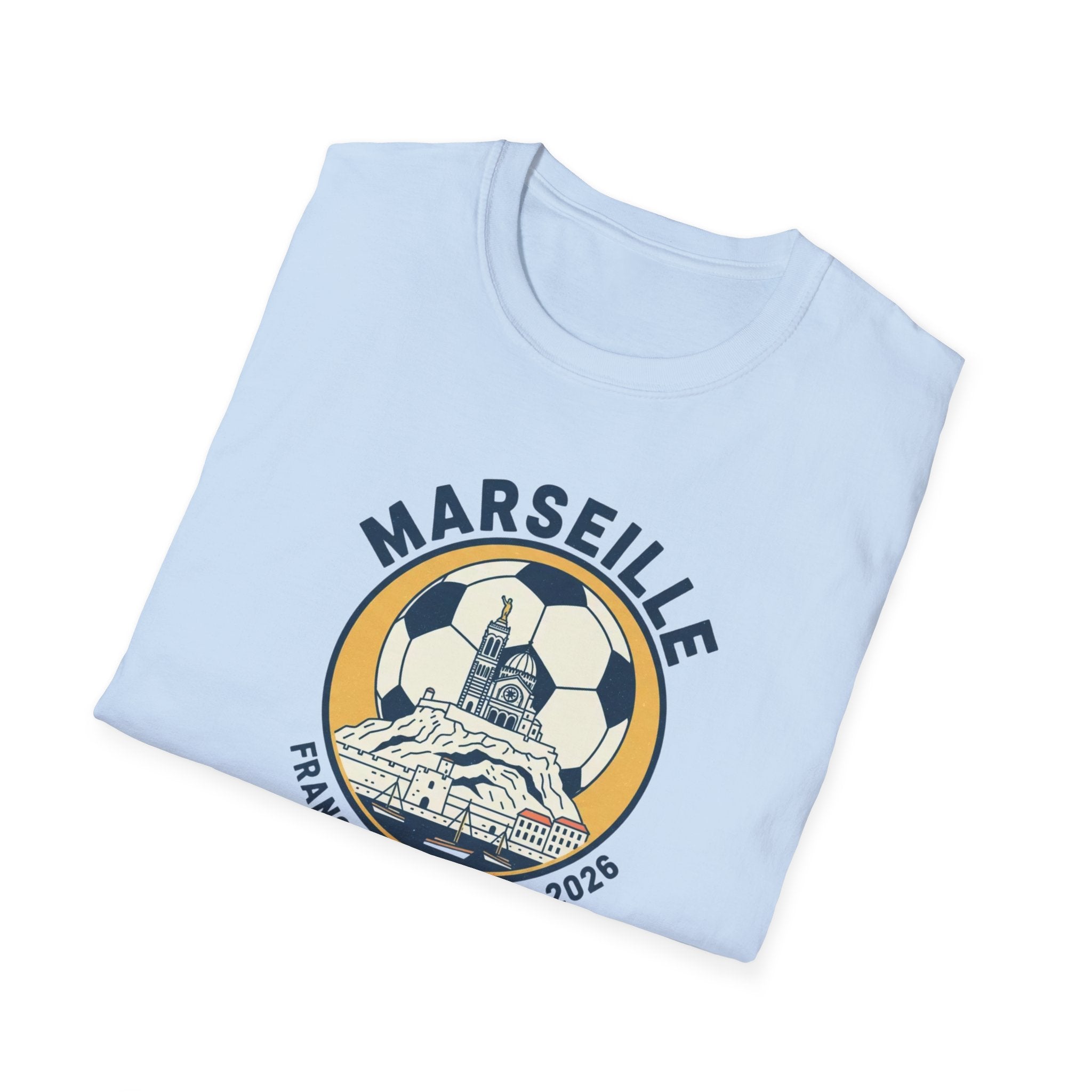 Marseille Soccer T‑Shirt – France World Cup 2026 Stadium Graphic