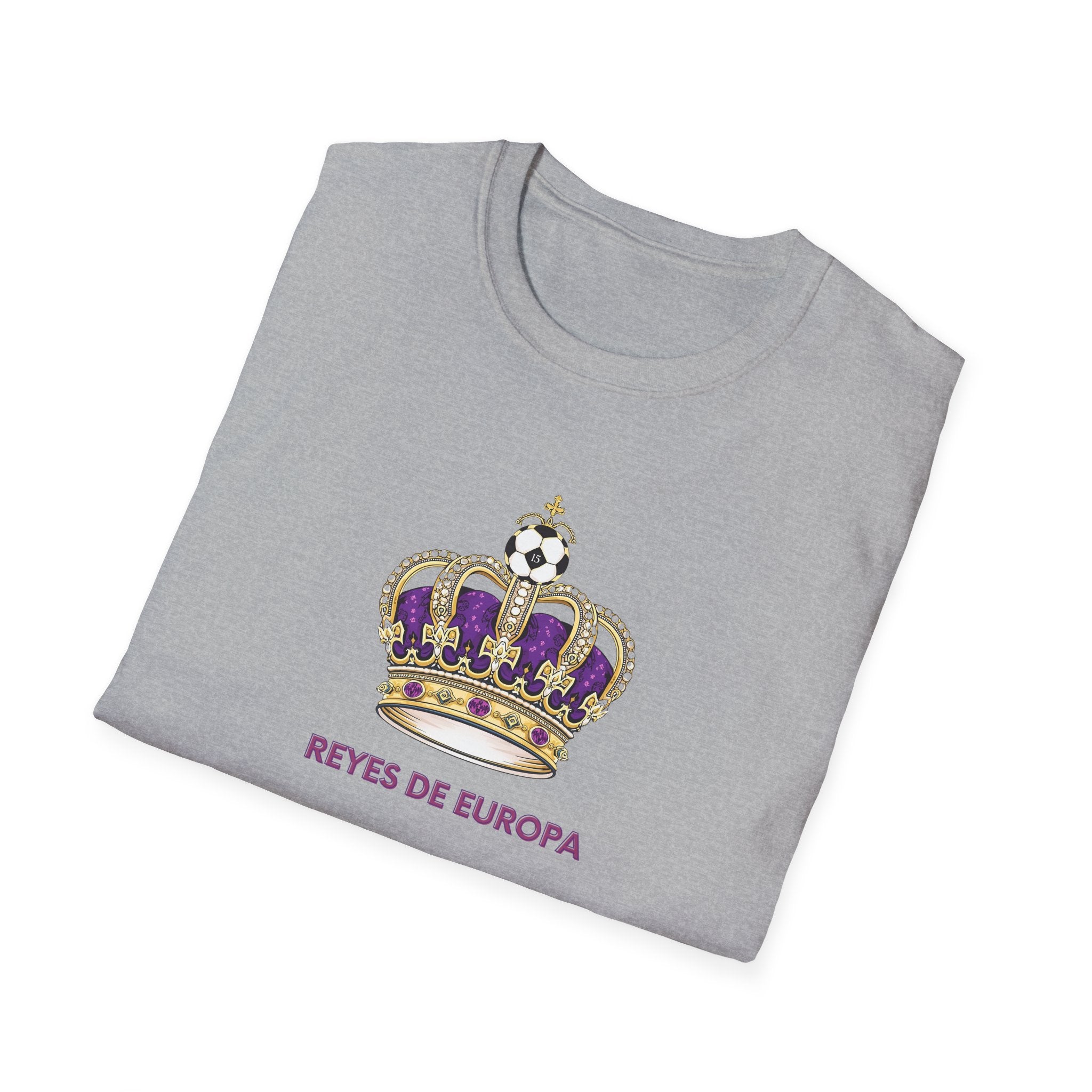Reyes De Europa Crown T-Shirt | Purple Gold Royal Crest