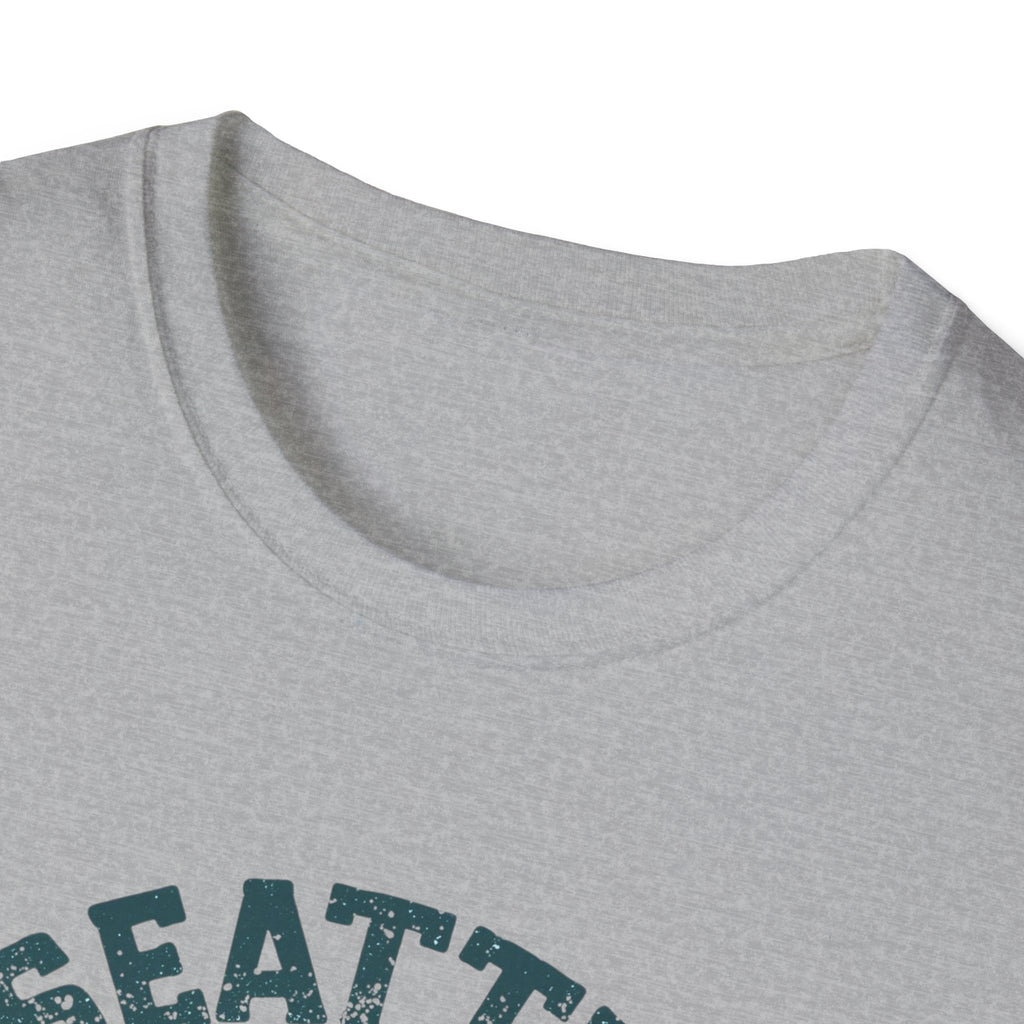 Seattle Vibes T-Shirt — Retro Mountain Sunset Graphic Tee