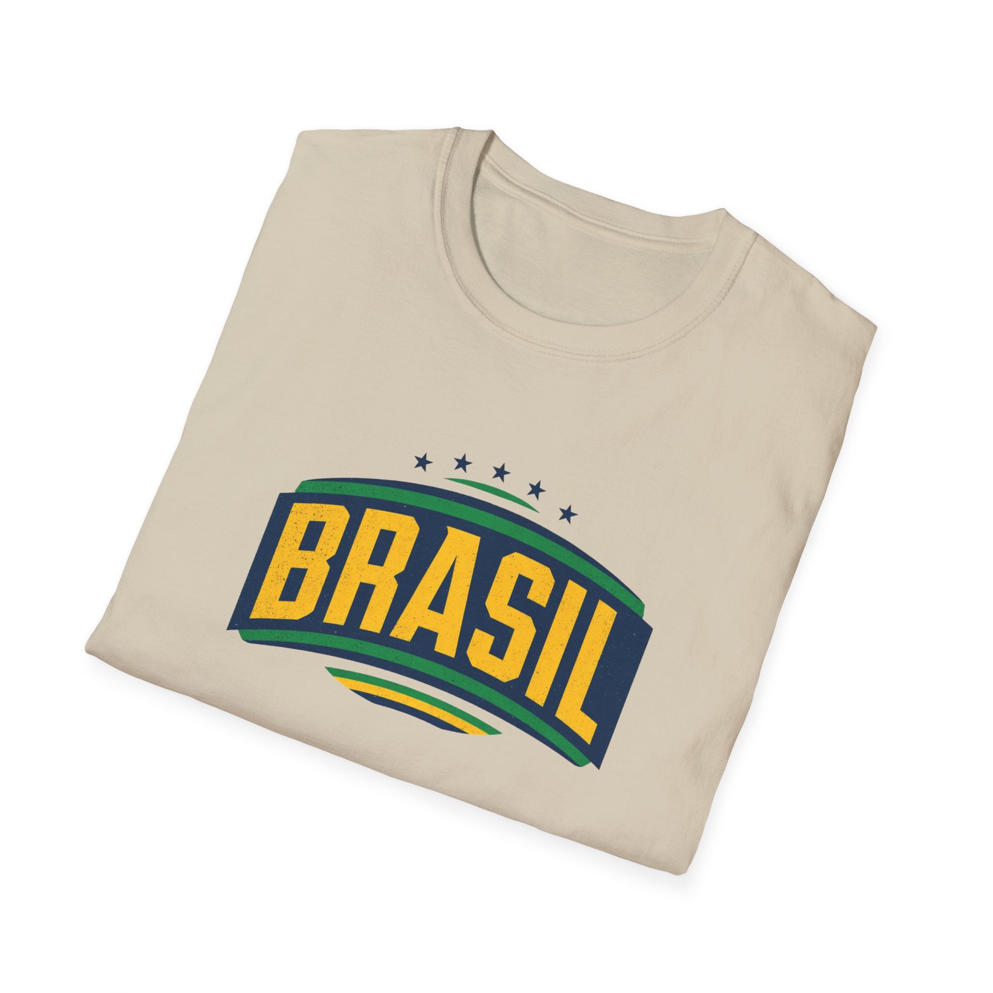 Brasil Retro Arch T-Shirt | Brazilian Flag Colors, Soccer Pride
