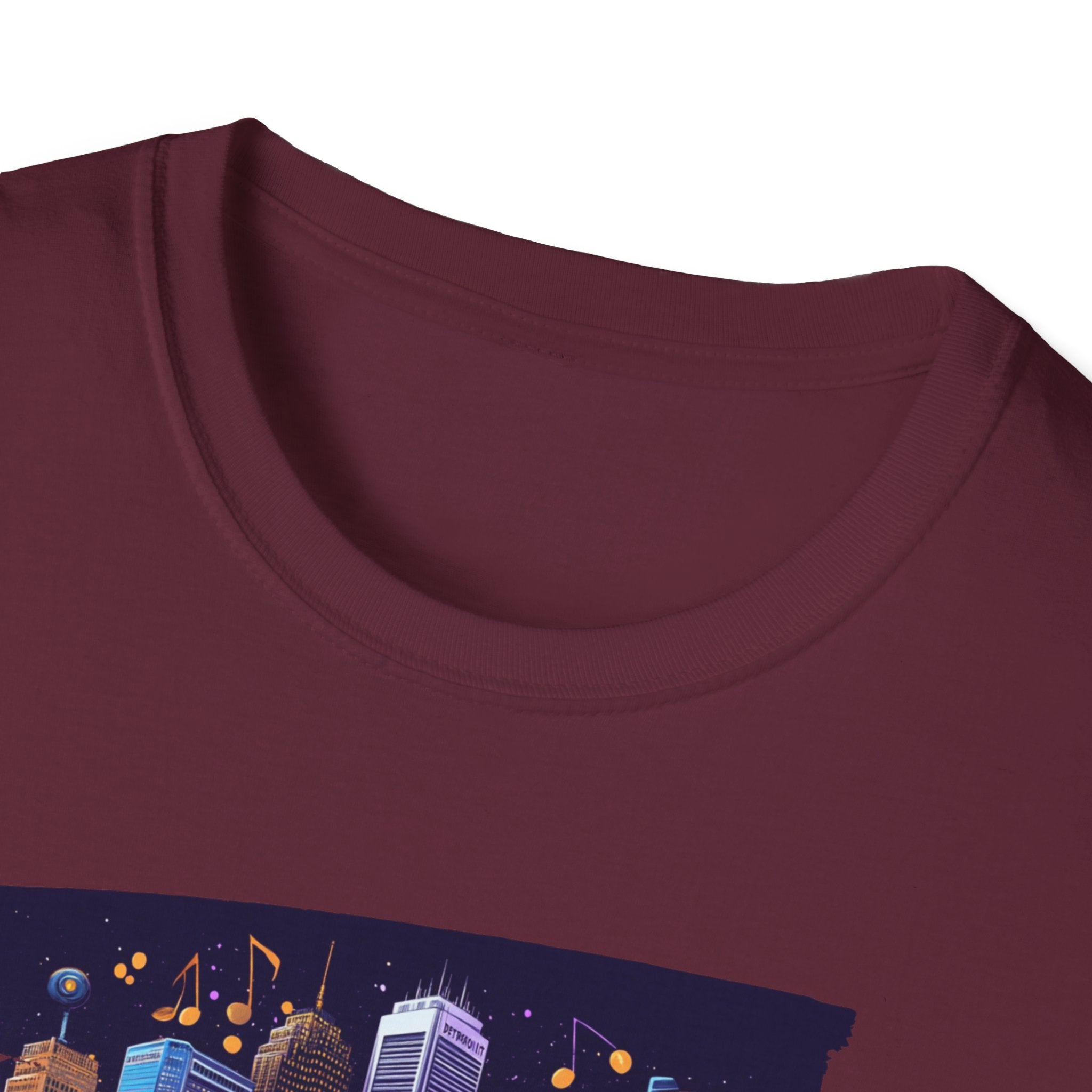 Detroit Skyline Graphic T-Shirt | City Nightscape Tee