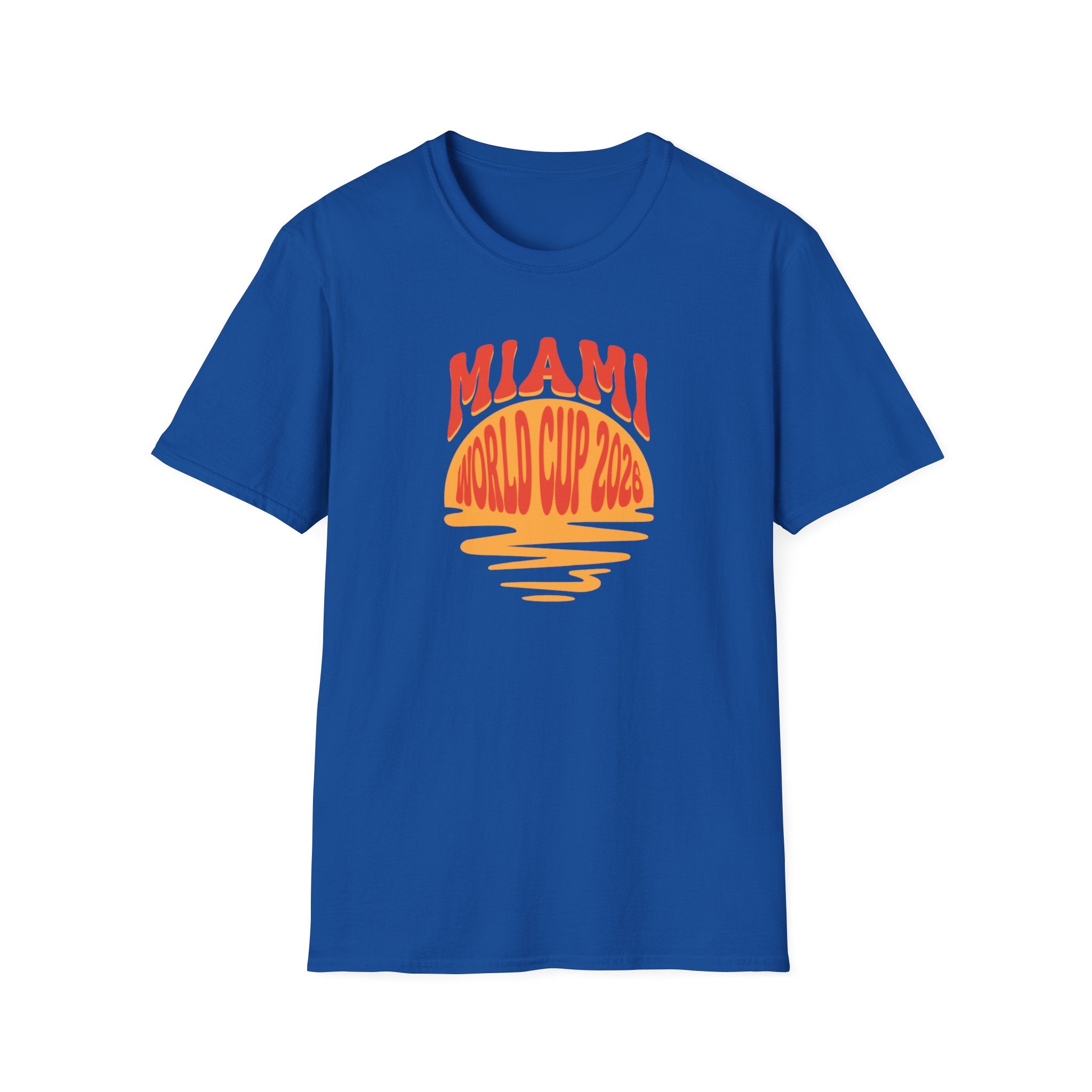 Miami World Cup 2026 T-Shirt – Retro Sunset Soccer Tee
