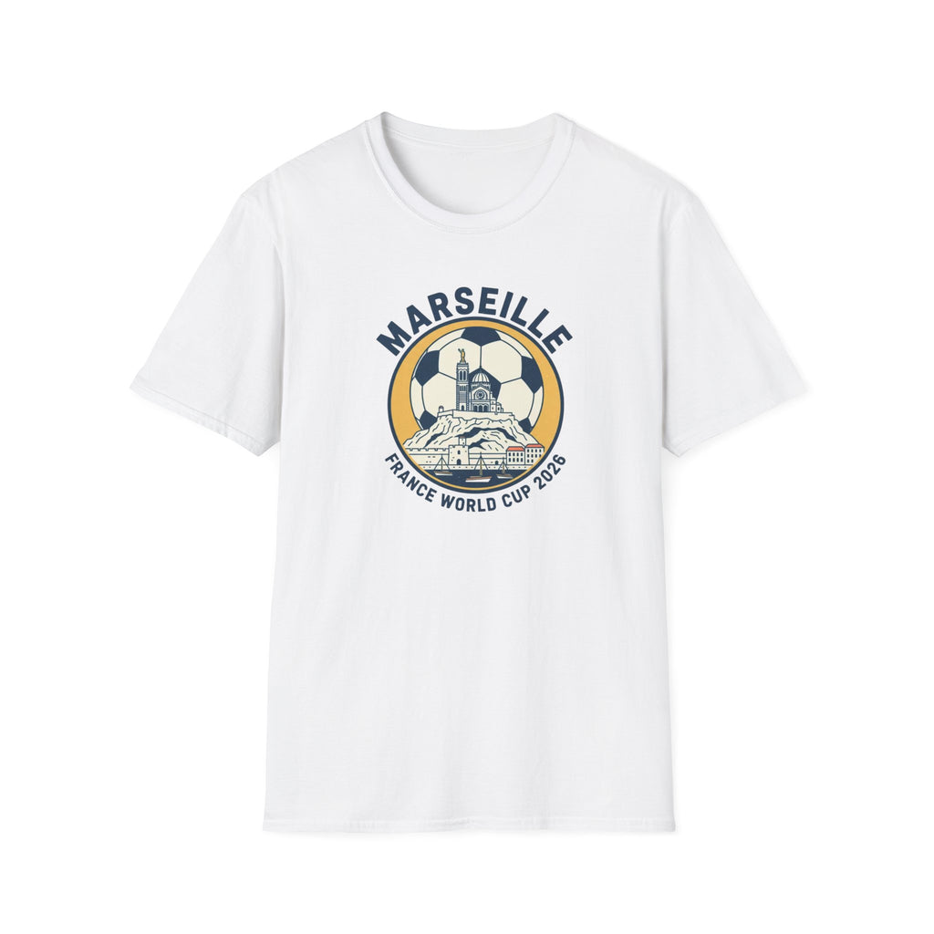 Marseille Soccer T‑Shirt – France World Cup 2026 Stadium Graphic