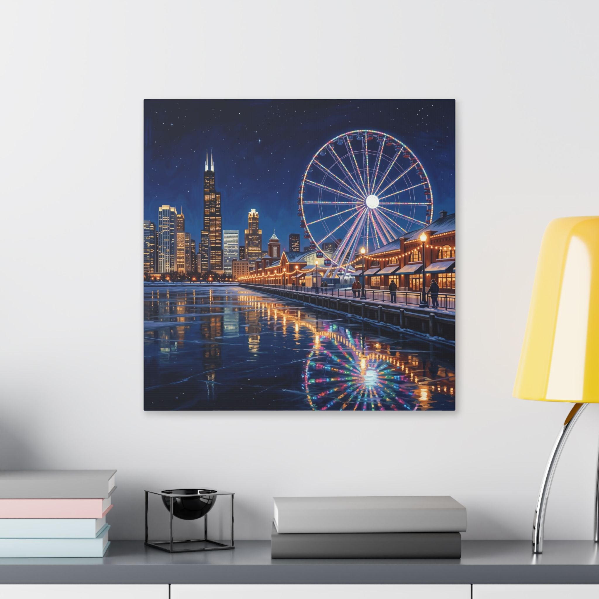 Chicago Navy Pier Ferris Wheel Canvas