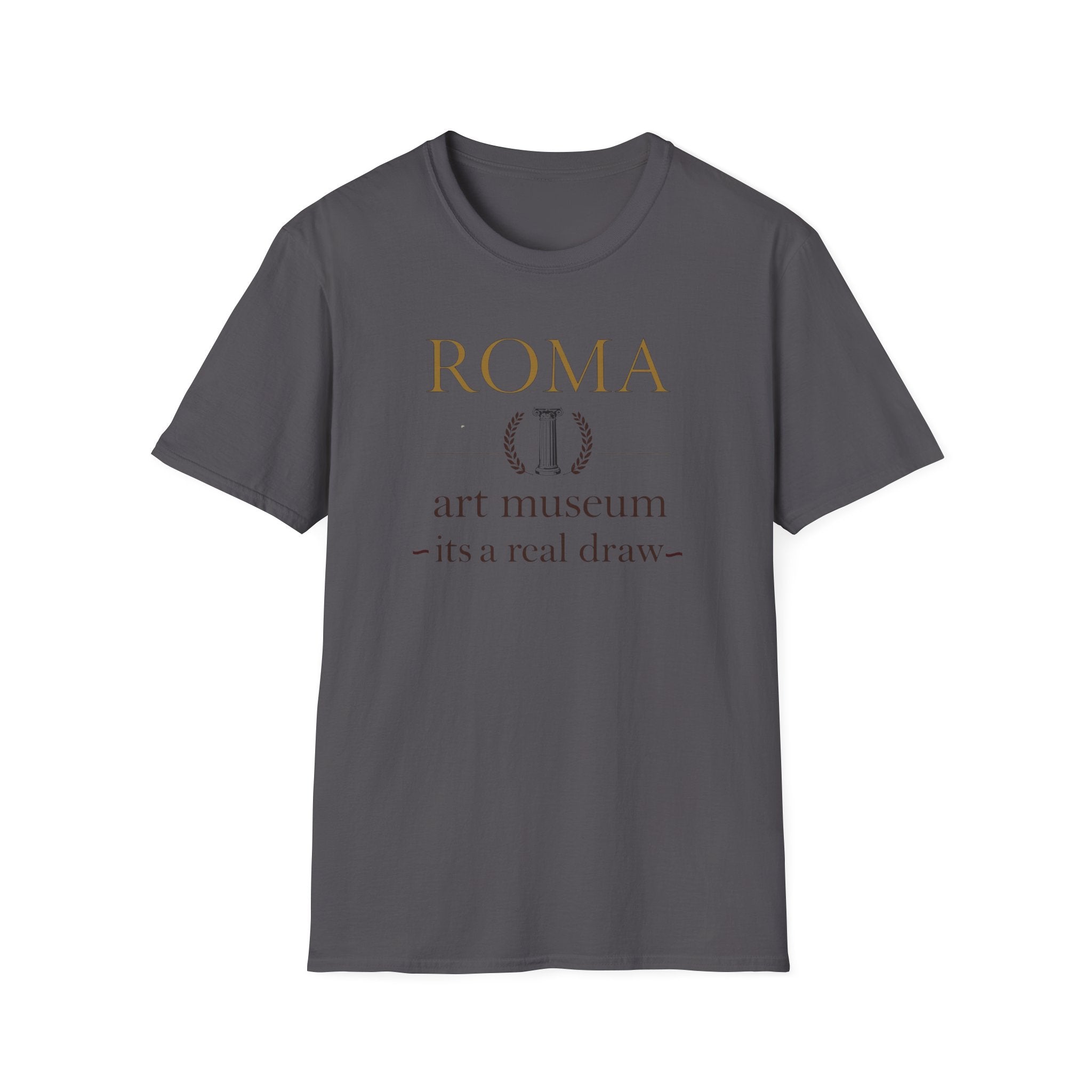 Roma Art Museum T-Shirt — "It’s a Real Draw" Vintage Travel Tee