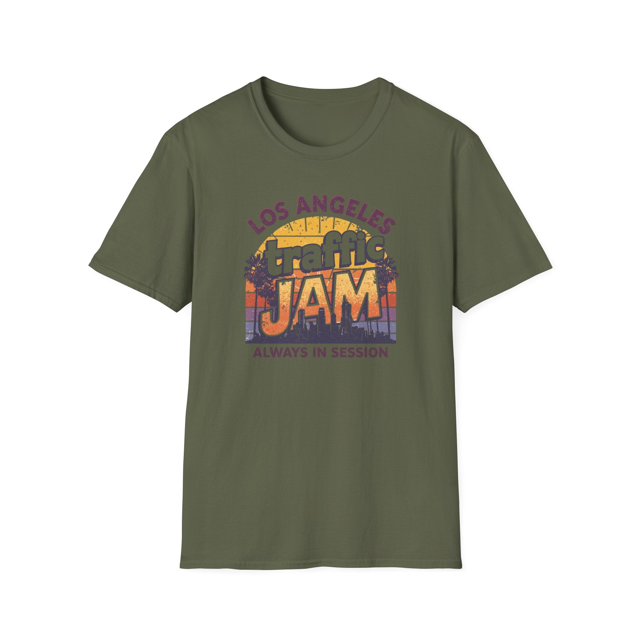 Los Angeles Traffic Jam T-Shirt — Retro 'Always in Session' CA City Tee
