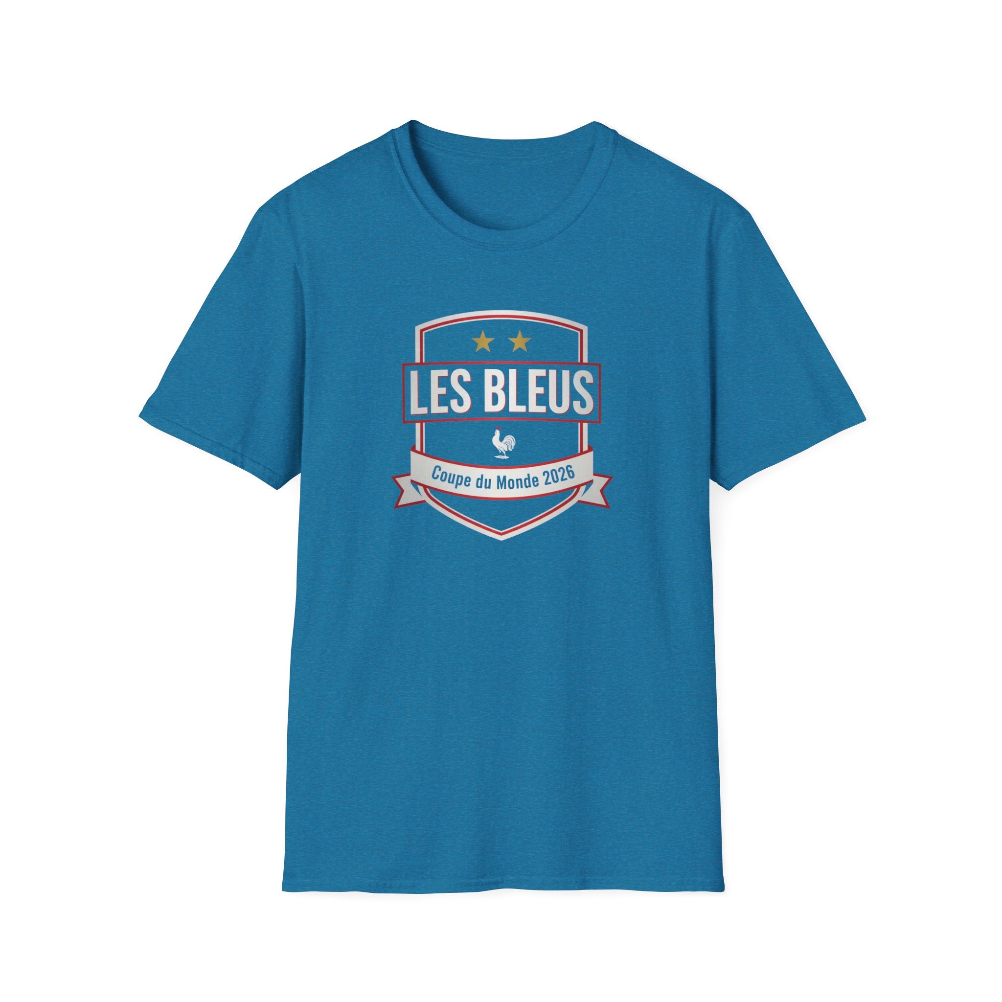 Les Bleus Shield T-Shirt – Coupe du Monde 2026 French Soccer Fan Tee