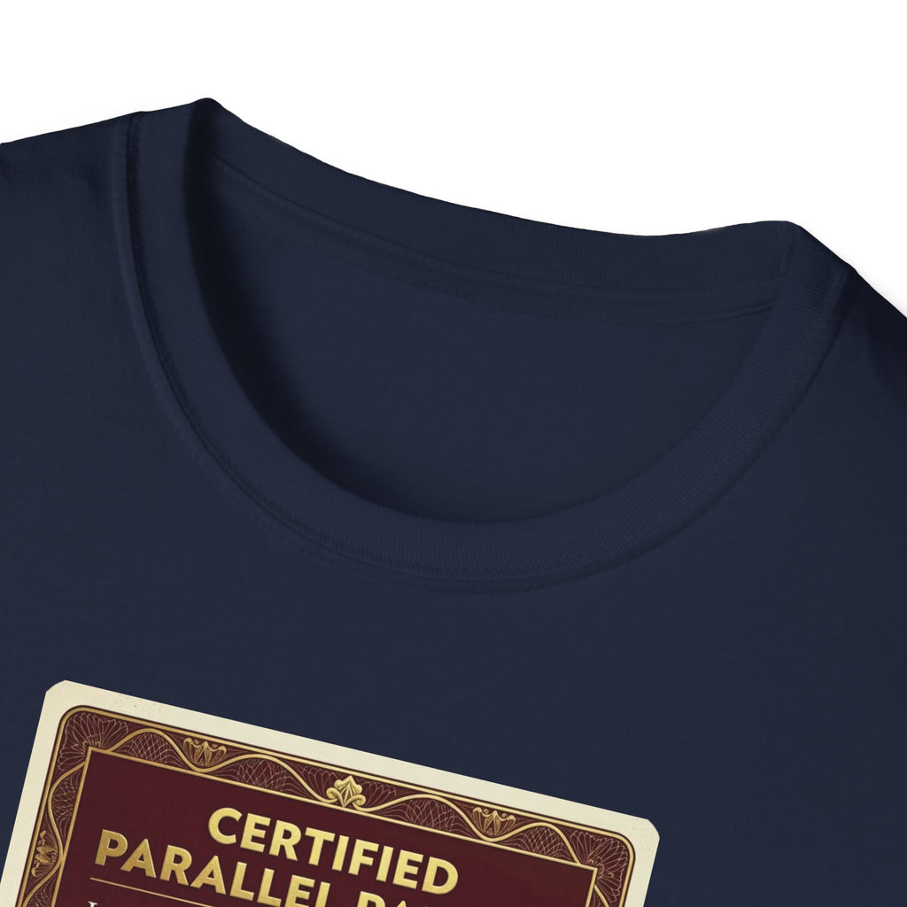 Vintage Airplane T-Shirt — "Certified Parallel Parker" Retro Pilot Tee