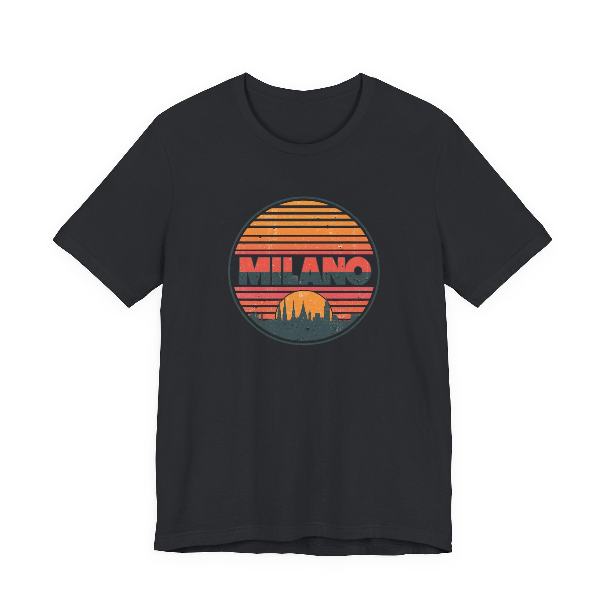Milano Retro Sunset Tee — Vintage Italy Travel T‑Shirt