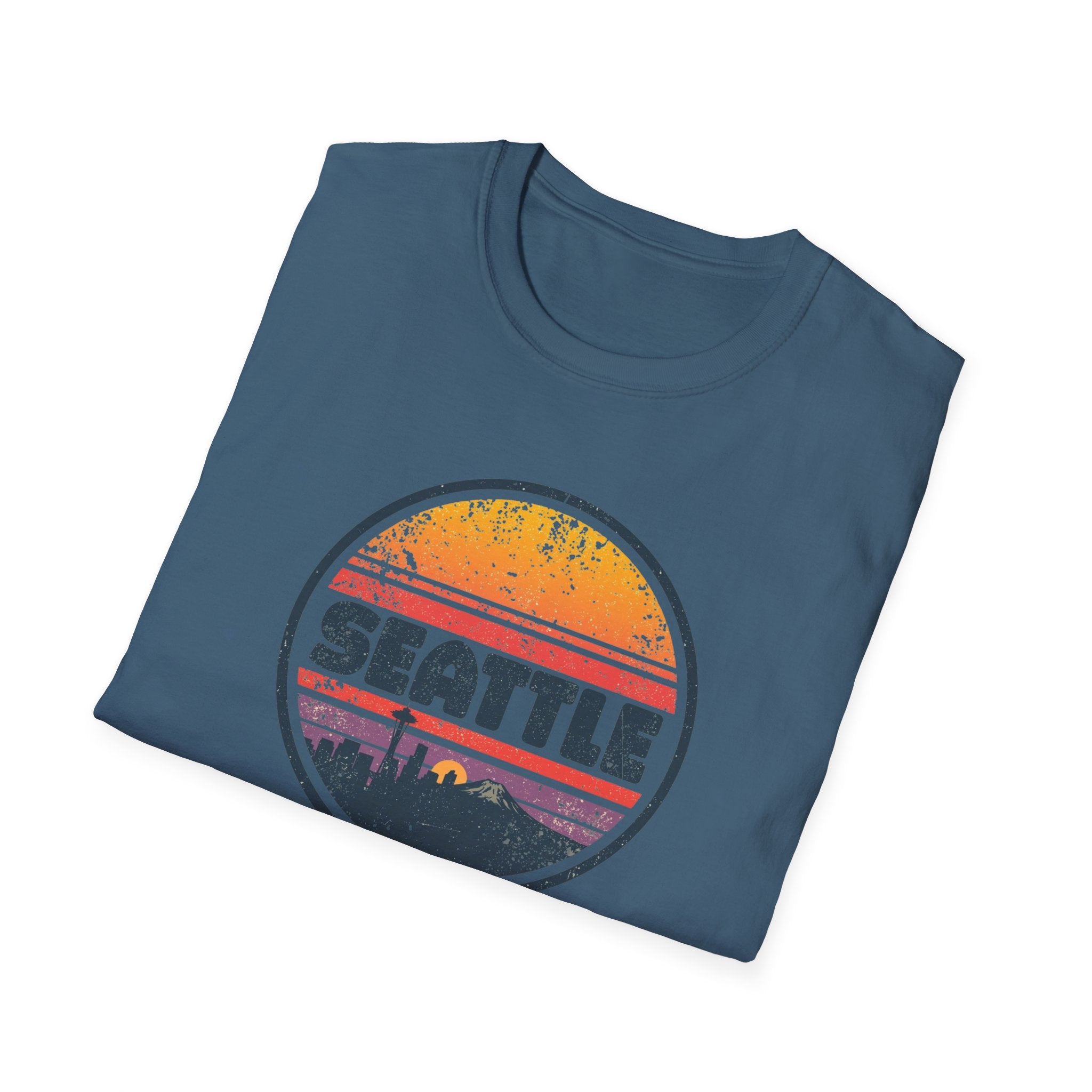 Seattle Retro Sunset T-Shirt