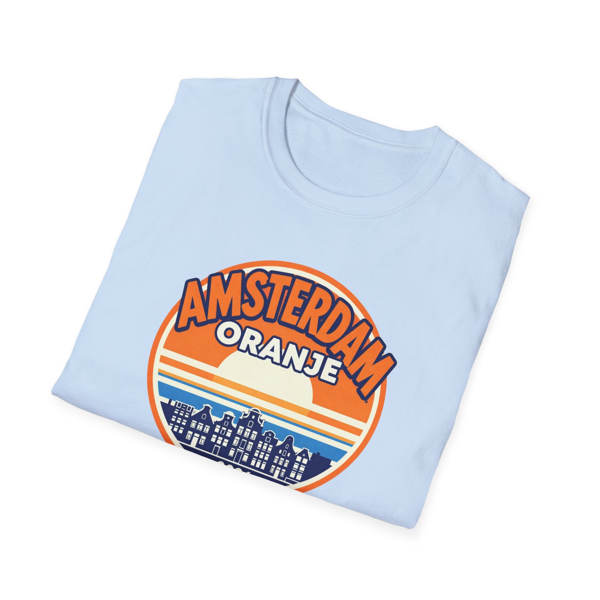 Amsterdam Oranje Retro Sunset T-Shirt