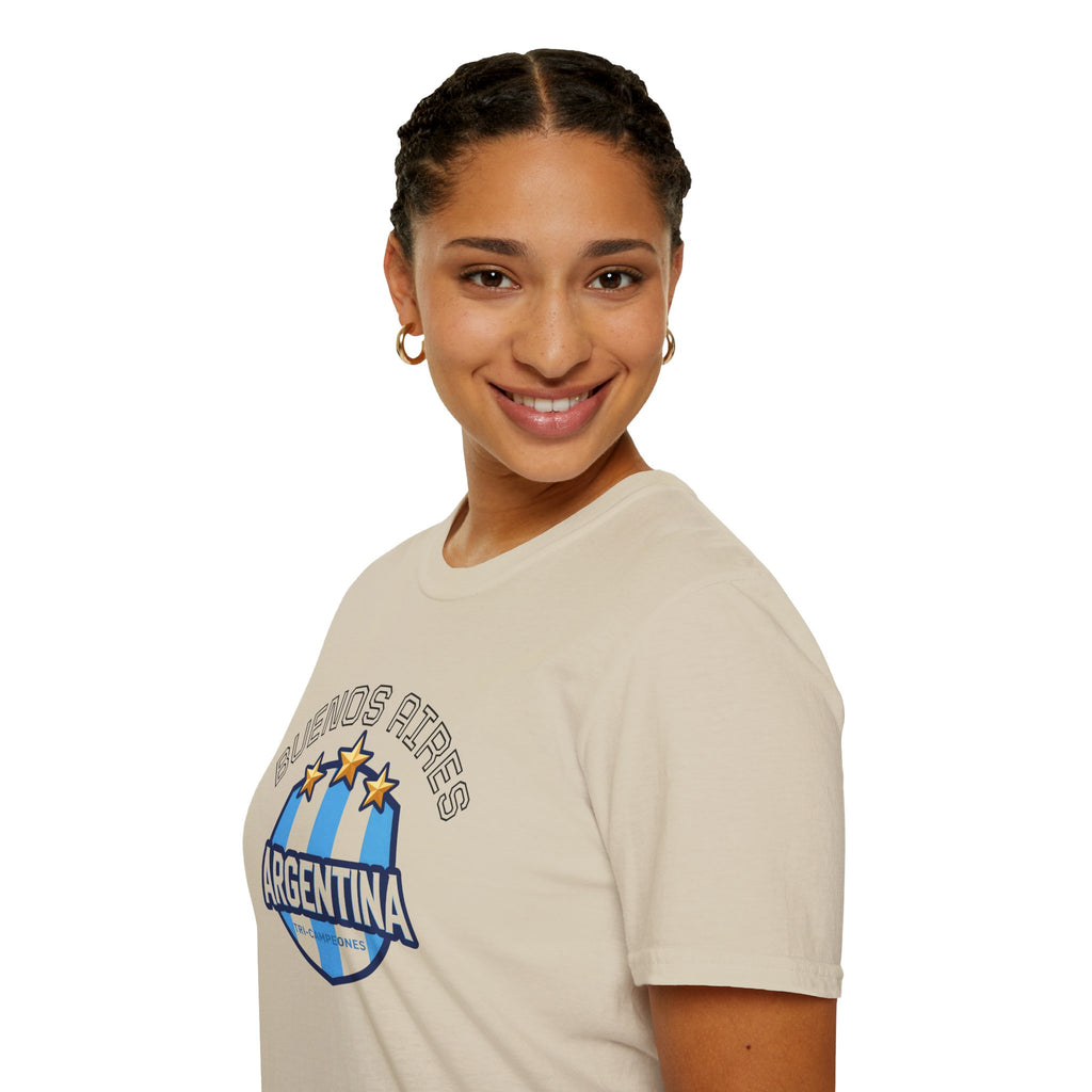 Argentina Buenos Aires Soccer Crest T-Shirt
