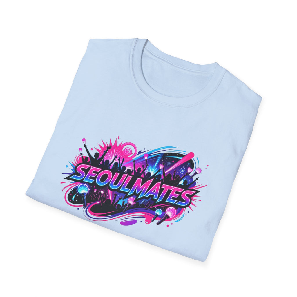 Seoulmates Graphic T-Shirt — Neon K-Pop City Vibe Tee