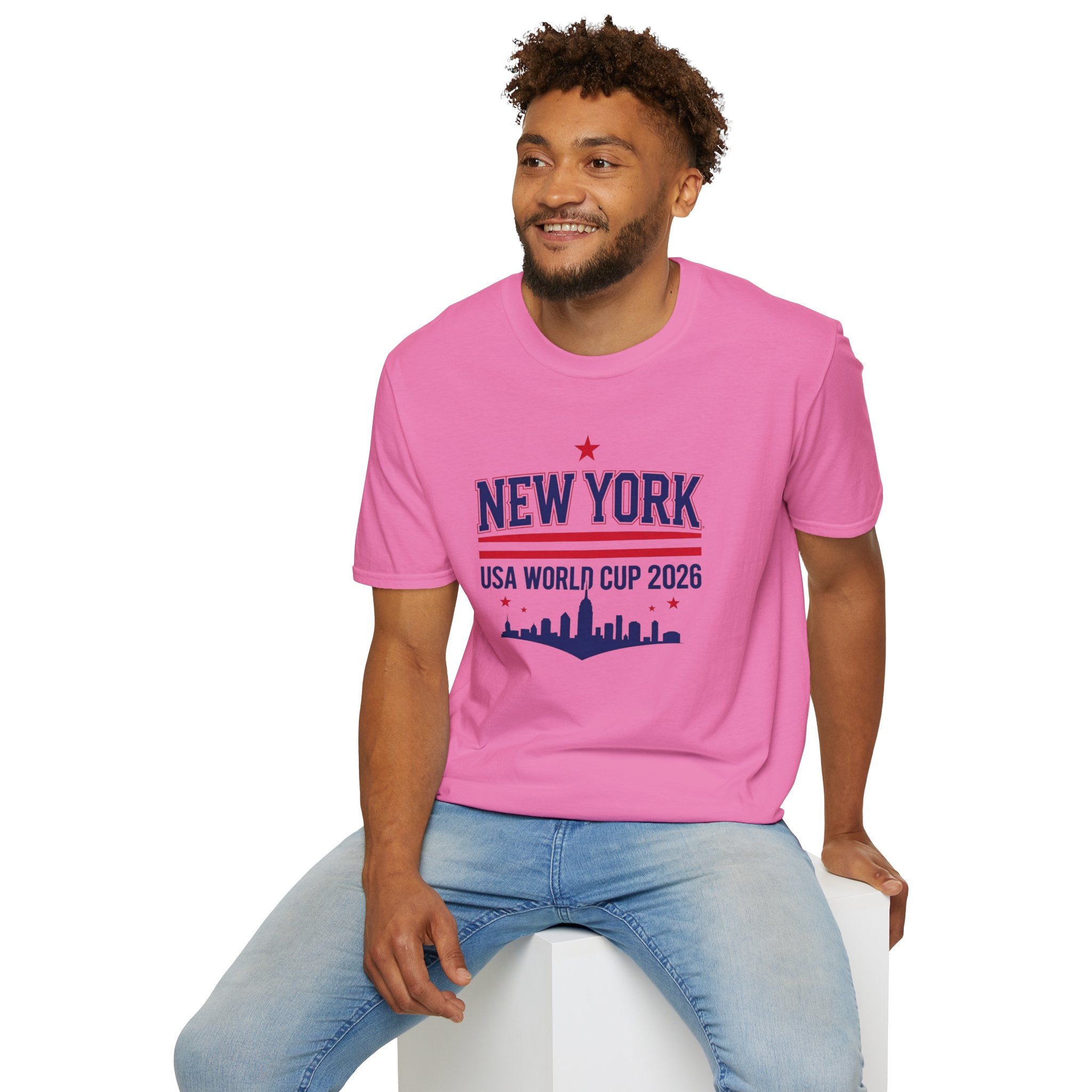 New York USA World Cup 2026 T-Shirt — Skyline Soccer Fan Tee