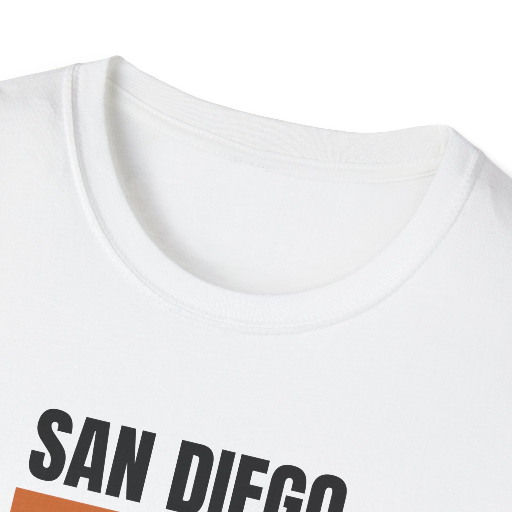 San Diego Retro Stripes T-Shirt | Vintage City Graphic