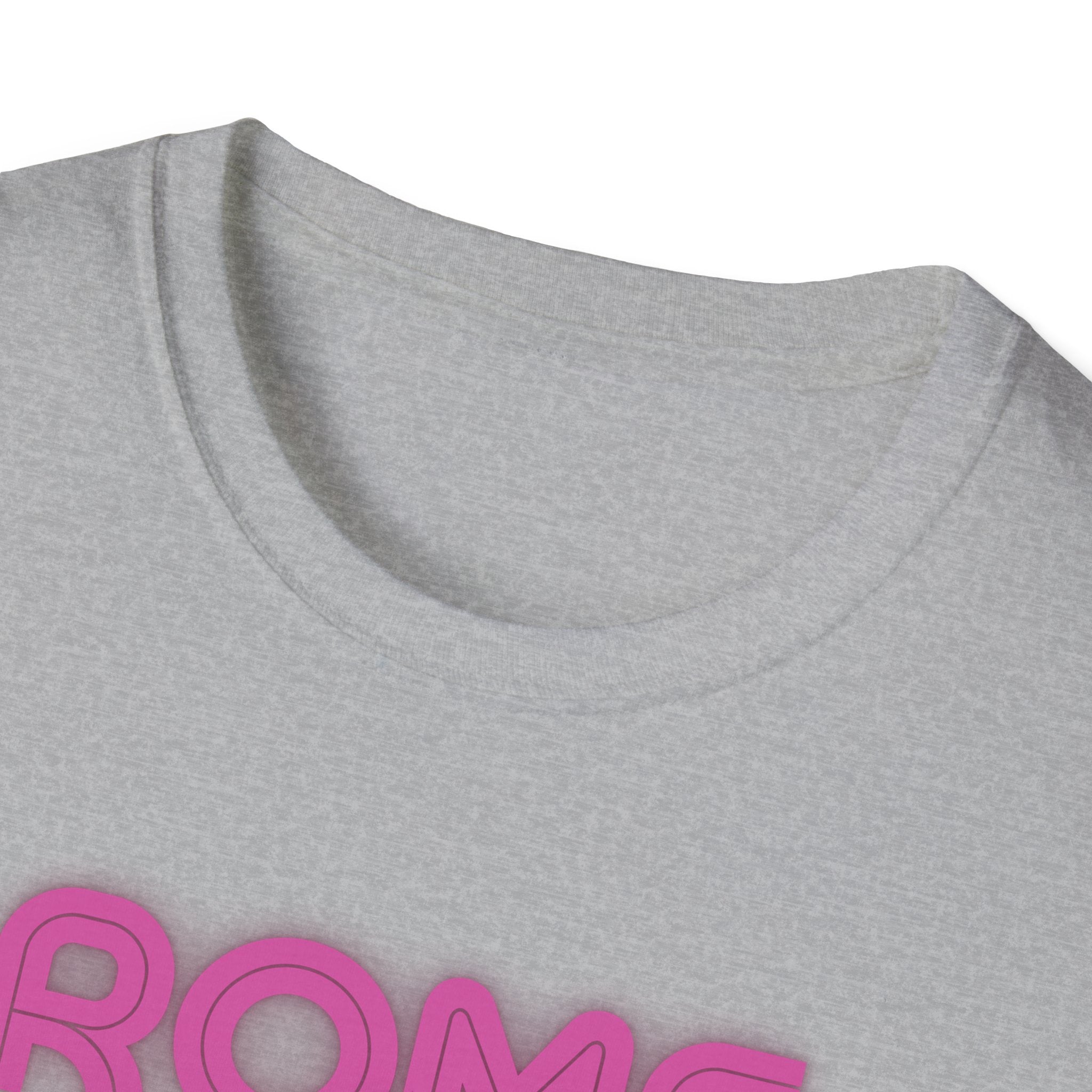Rome Rome Rome T-Shirt | Pink Retro Text Tee